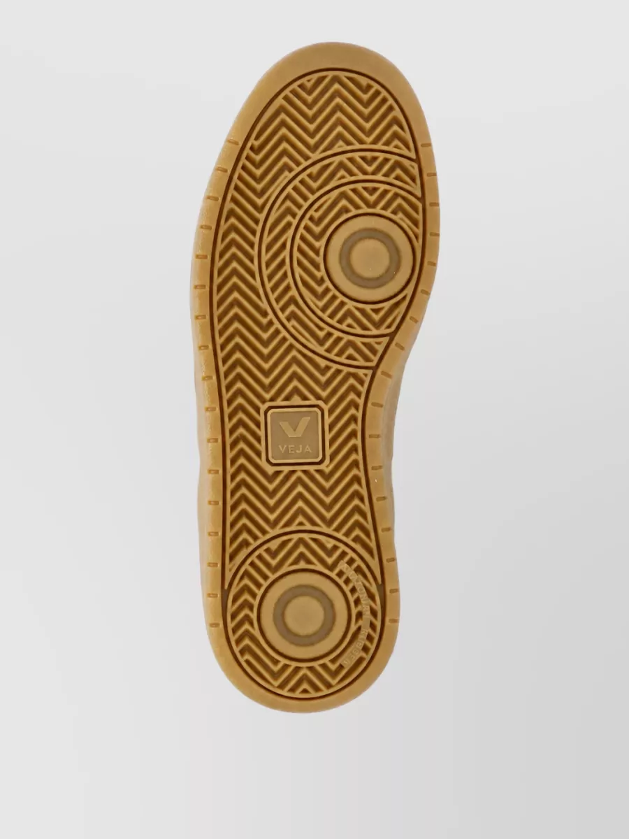 Veja Leather Low Top Lace-Up Sneakers