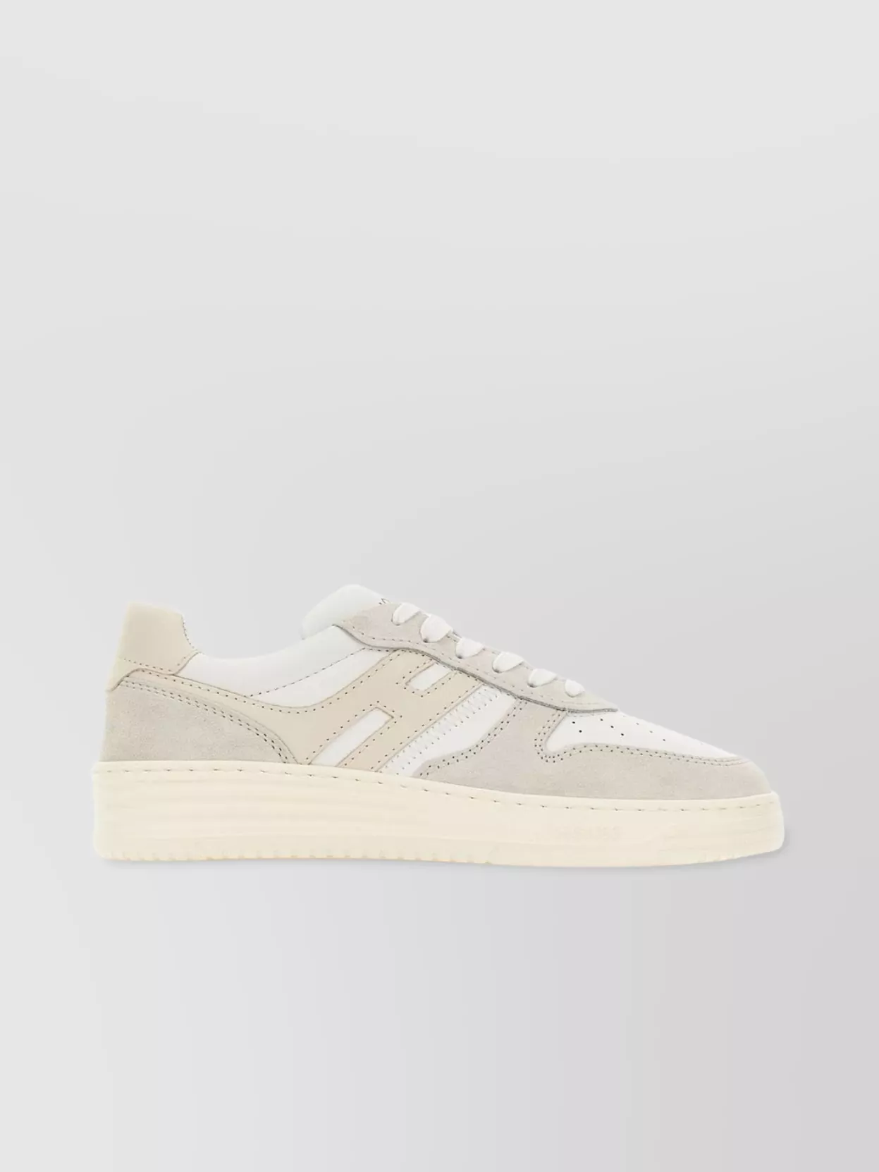 Hogan Two-Tone Leather Sneakers H Detail