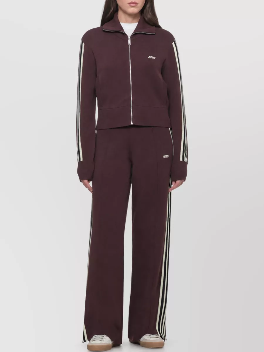 Autry High Neck Zip Sweatshirt