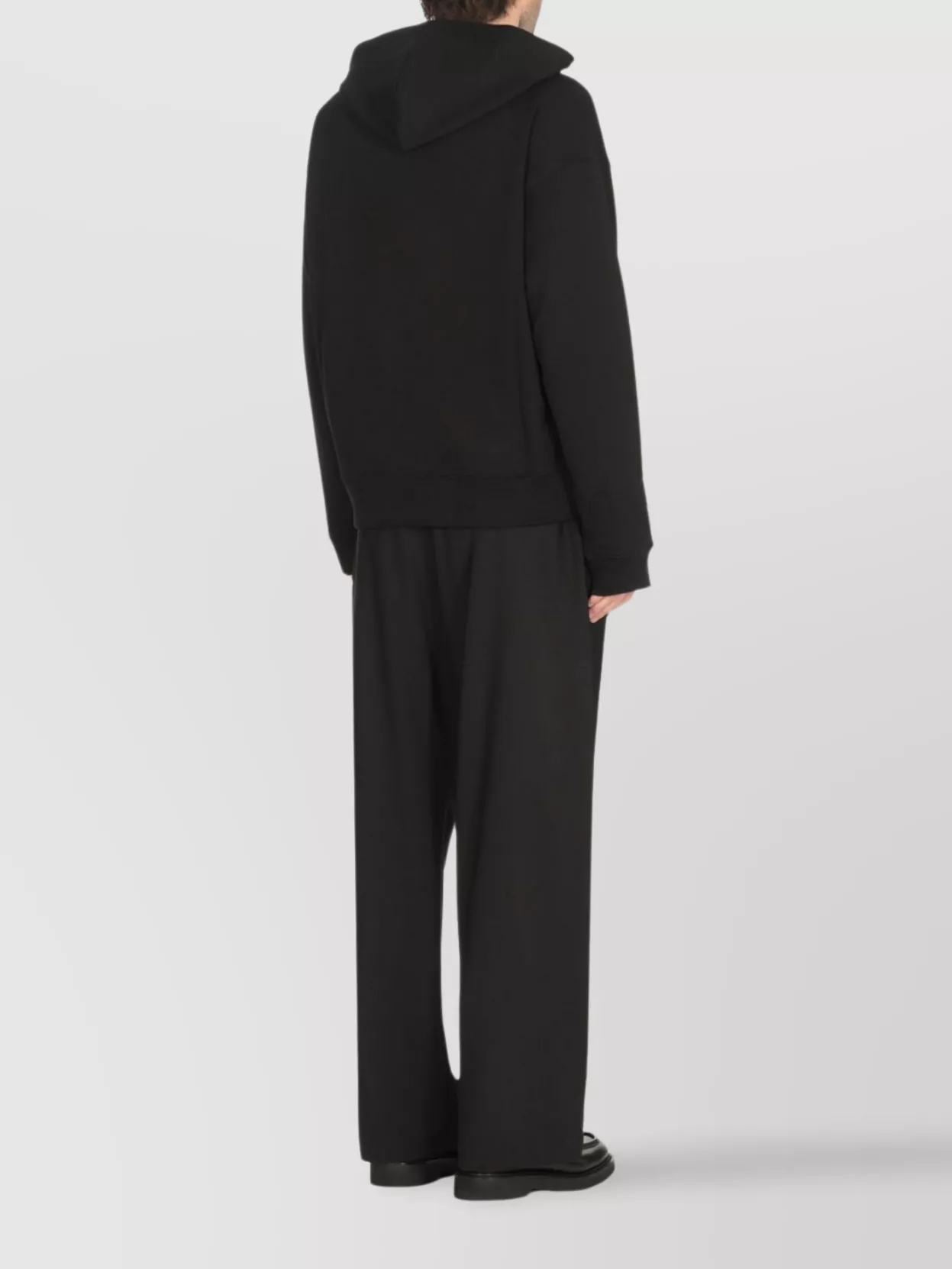Moschino Cotton Hoodie With Drawstrings And Kangaroo Pocket