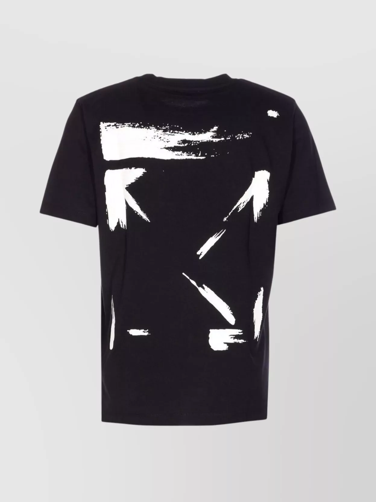 Off-white Graphic Brush Arrow Print T-shirt And Vest In Black
