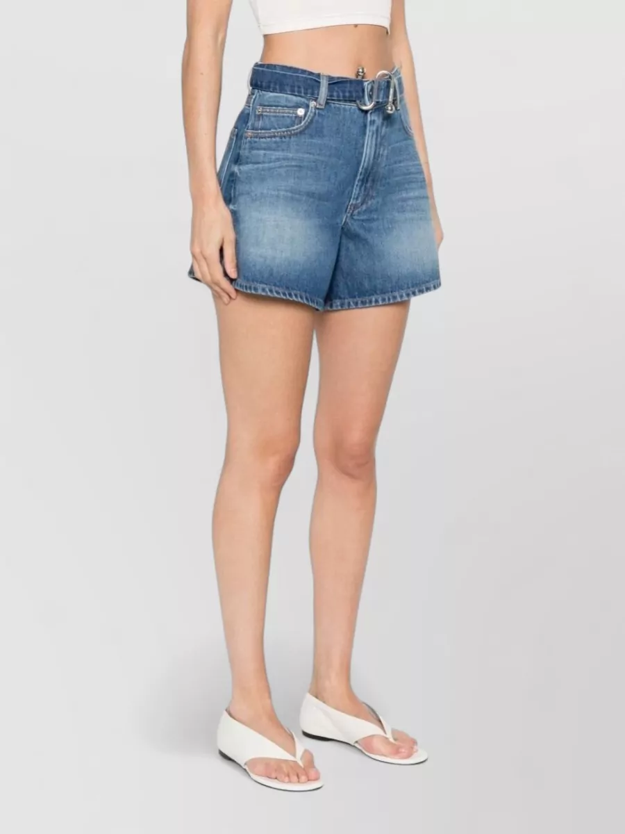 Sportmax Denim Knee-Length Shorts