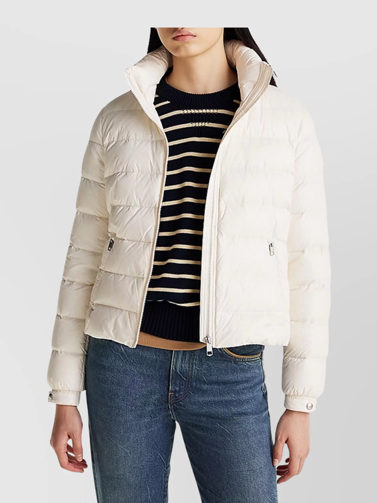 Tommy Hilfiger Lightweight Puffer Jacket In White