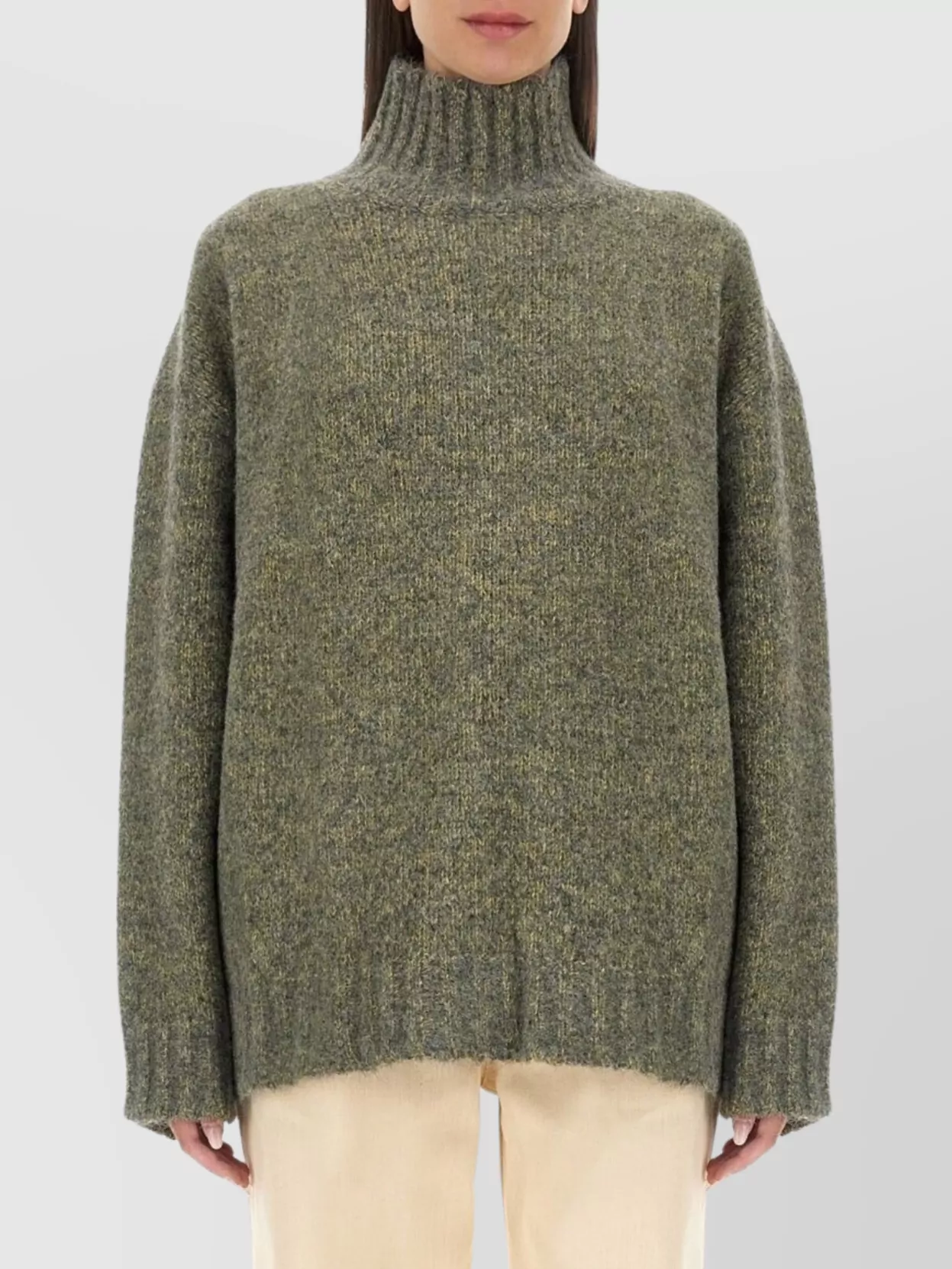 Jil Sander High Neck Knit Sweater