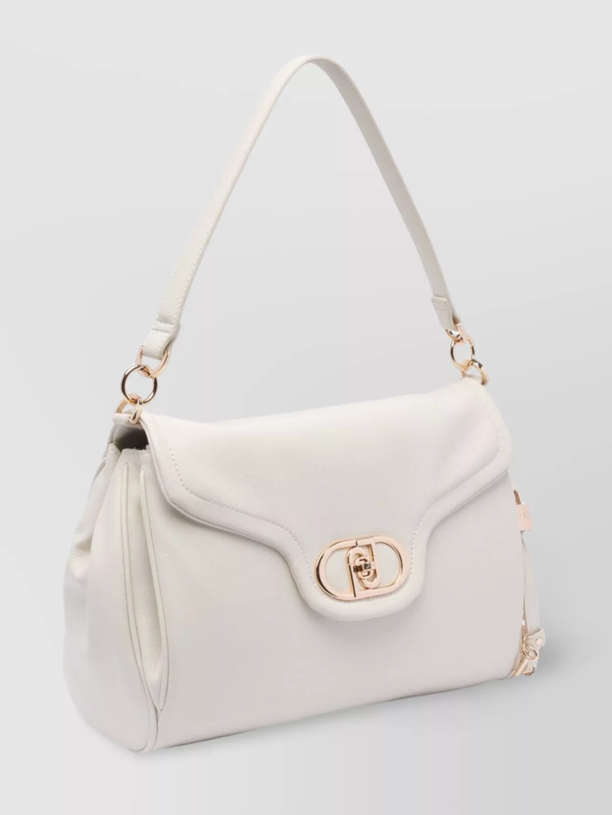 Liu Jo Leather Shoulder Bag Metal Chain