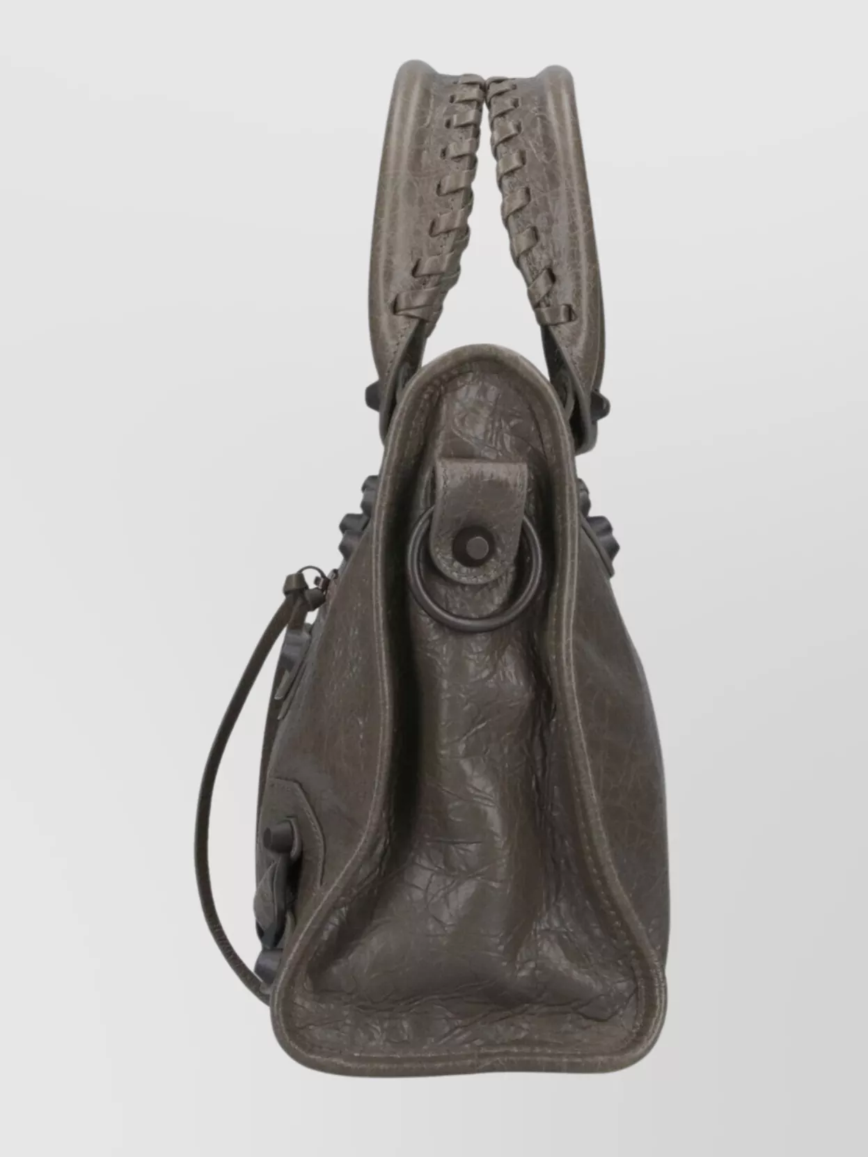 Balenciaga Buckle Strap Tote Bag With Zip Pocket