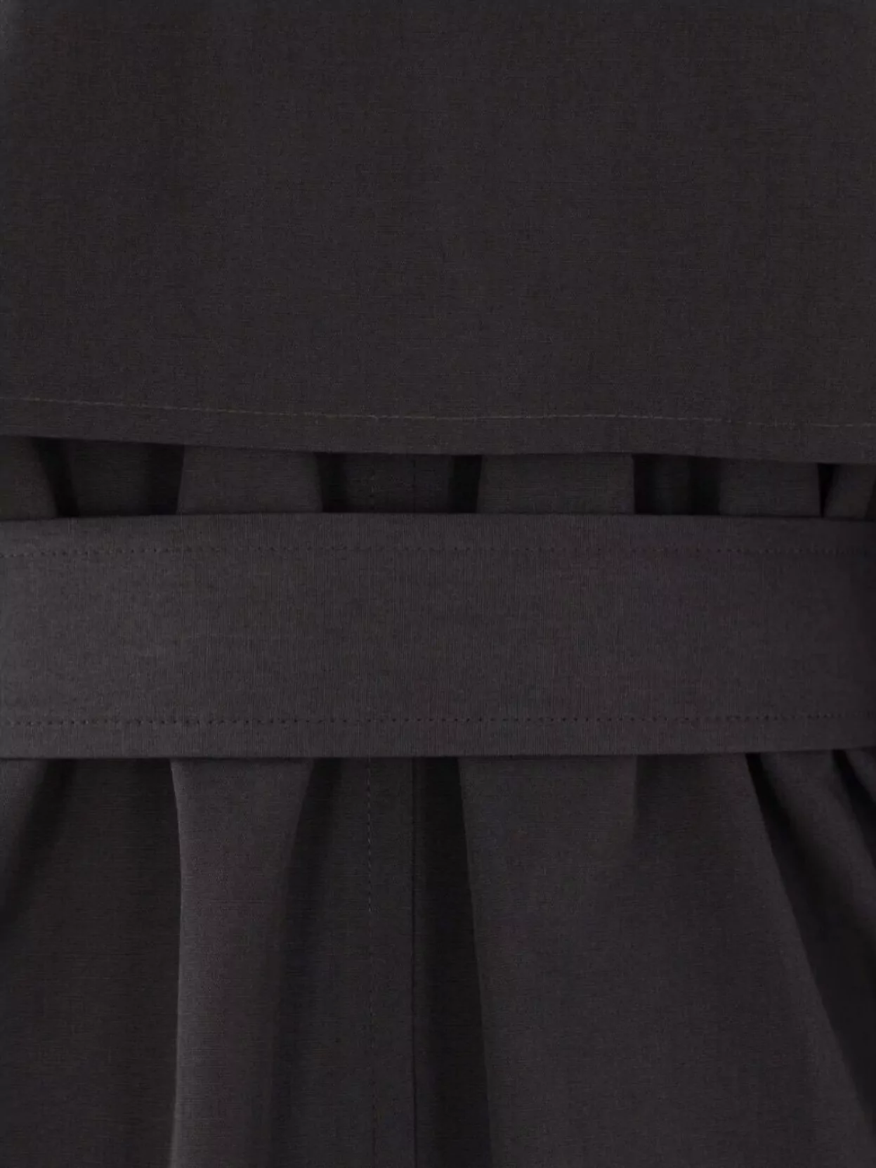 Dries Van Noten Long Belted Raincoat Epaulettes In Brown