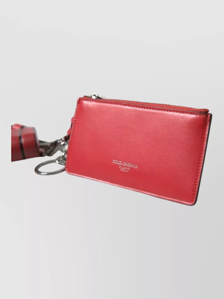 Dolce&Gabbana Leather Logo Strap Airpods Case