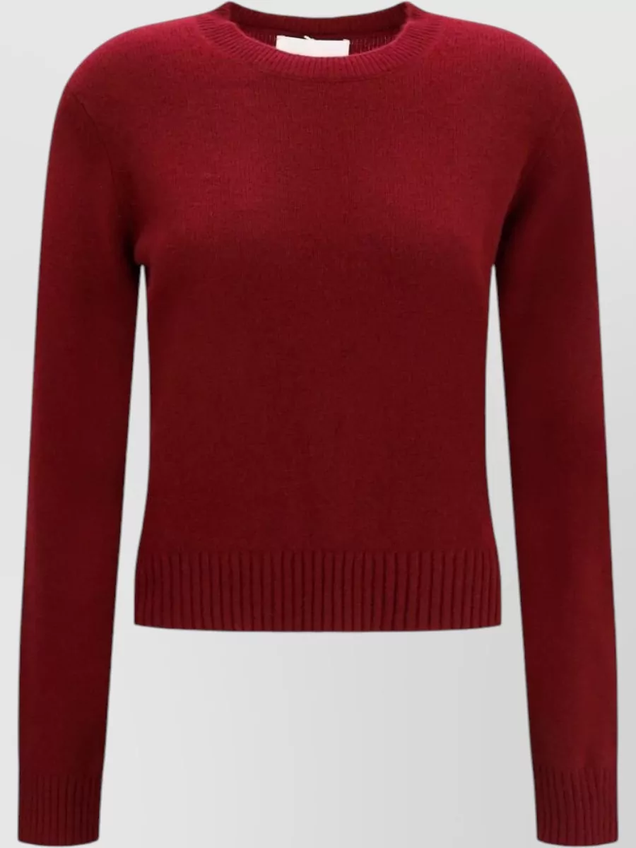 Lisa Yang Cashmere Ribbed Crewneck Sweater