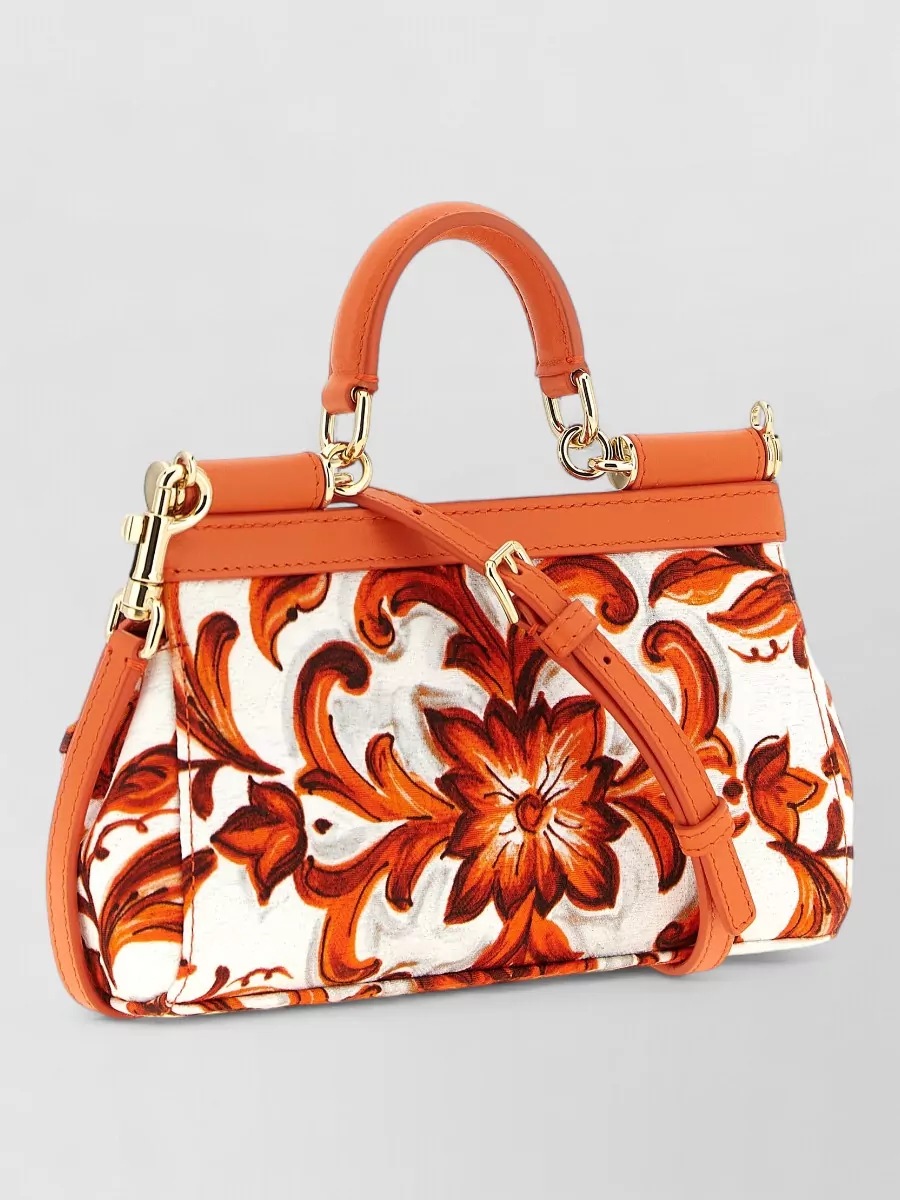 Dolce&Gabbana Sicily Mini Canvas Brocade Mini Bag