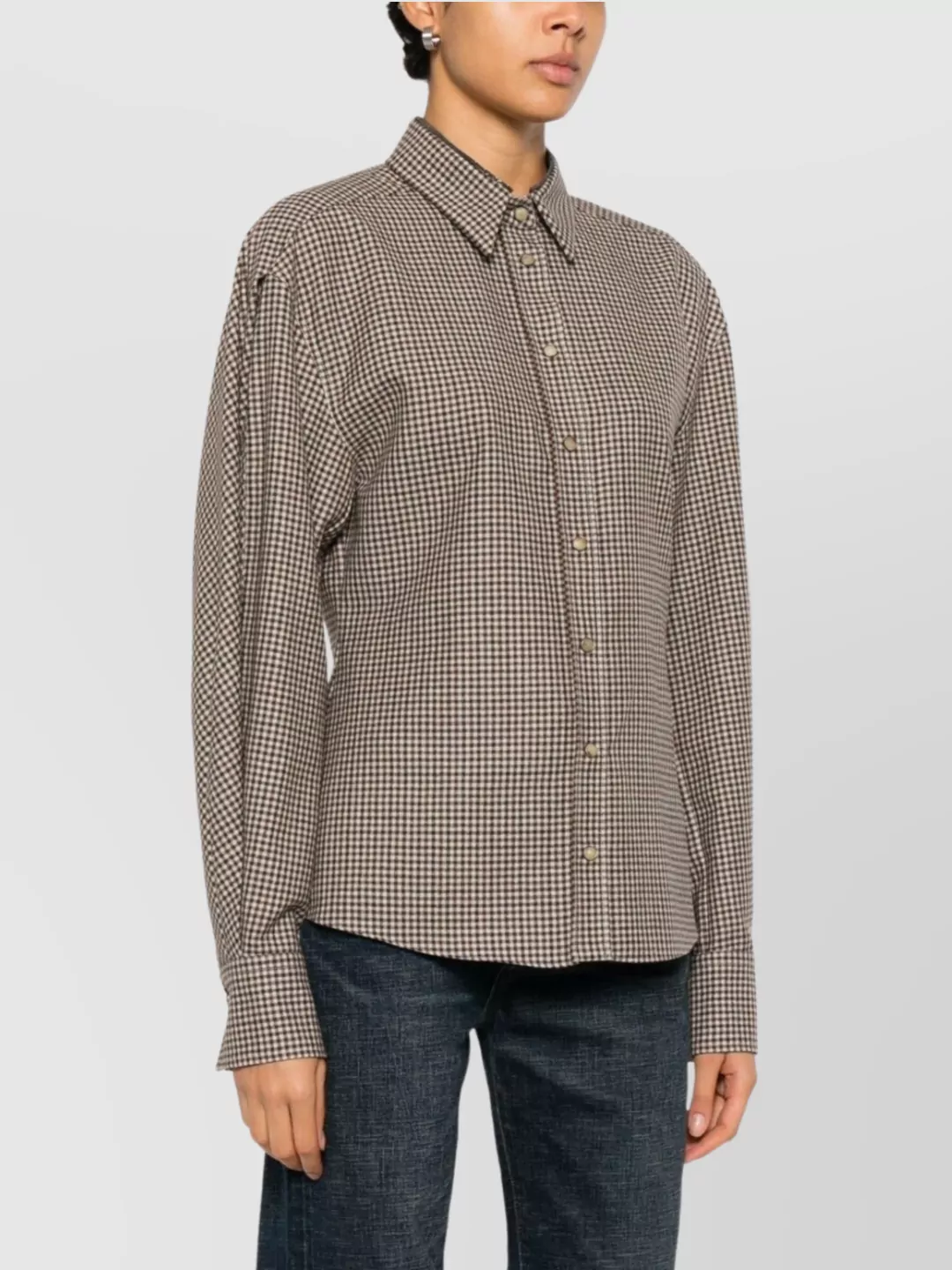 Brunello Cucinelli Long Sleeve Shirt Featuring Pointed Collar
