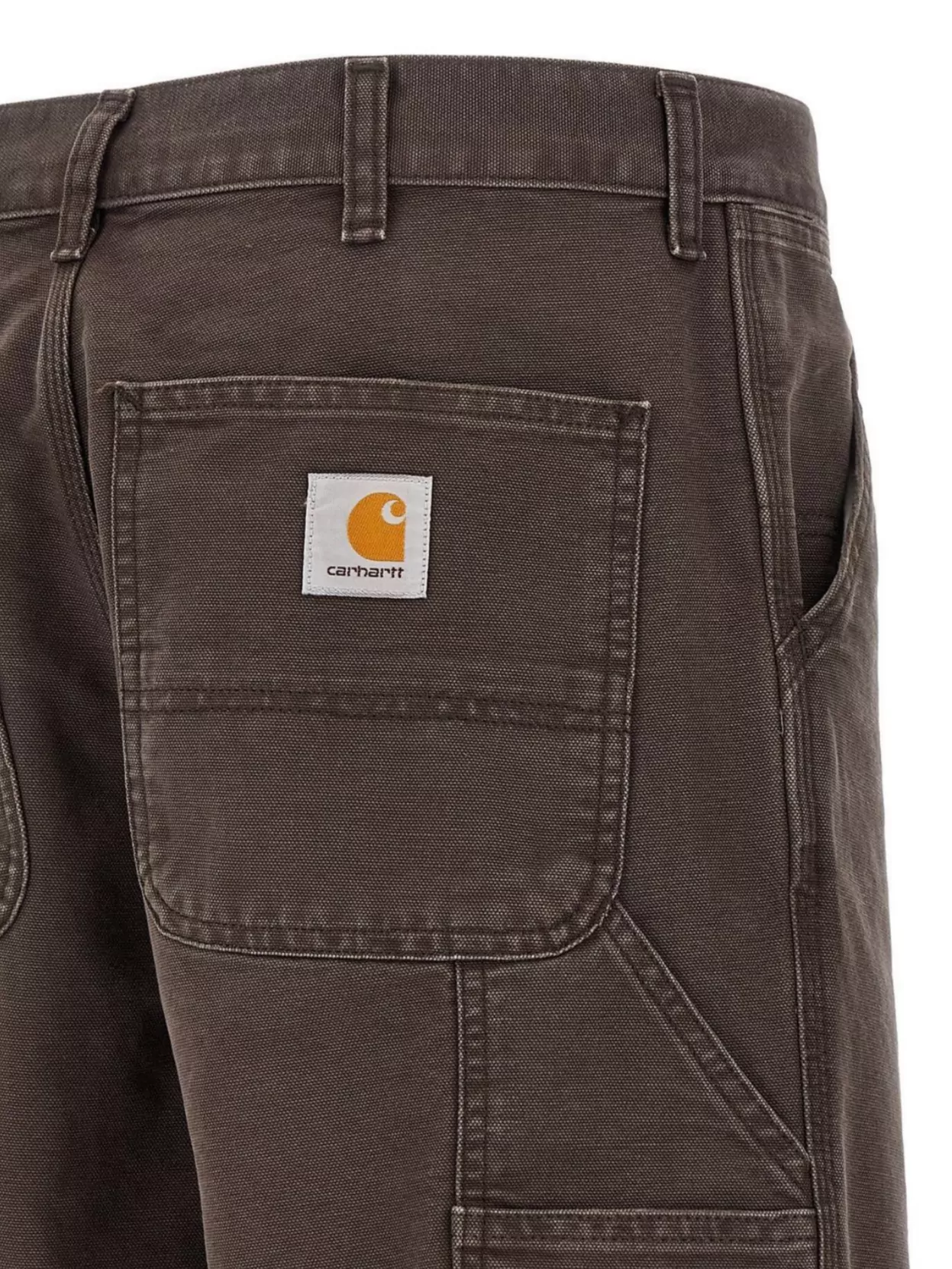 Carhartt Wip 'Knee Patch' Trousers With Back And Side Pockets