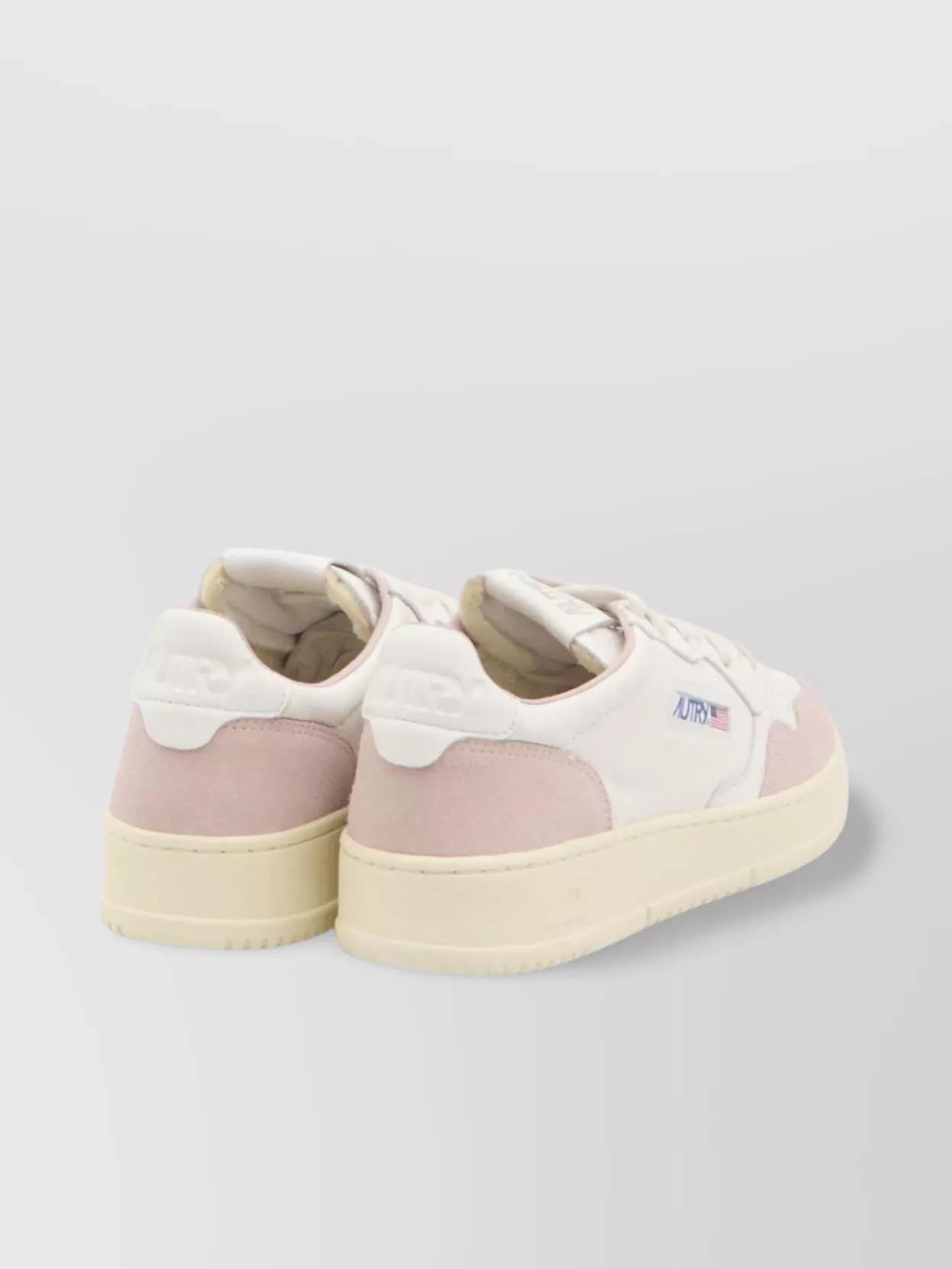 Autry Medalist Low-top Sneakers With Goat Leather In Multi