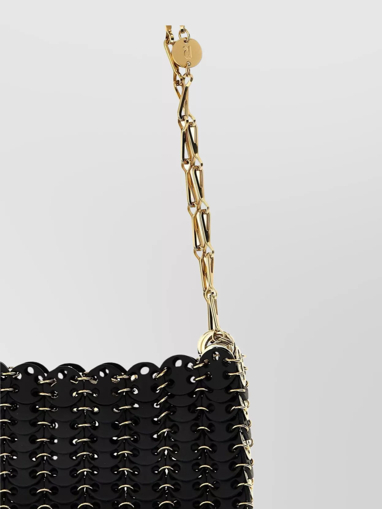 Rabanne Black 1969 Black Nano Shoulder Bag