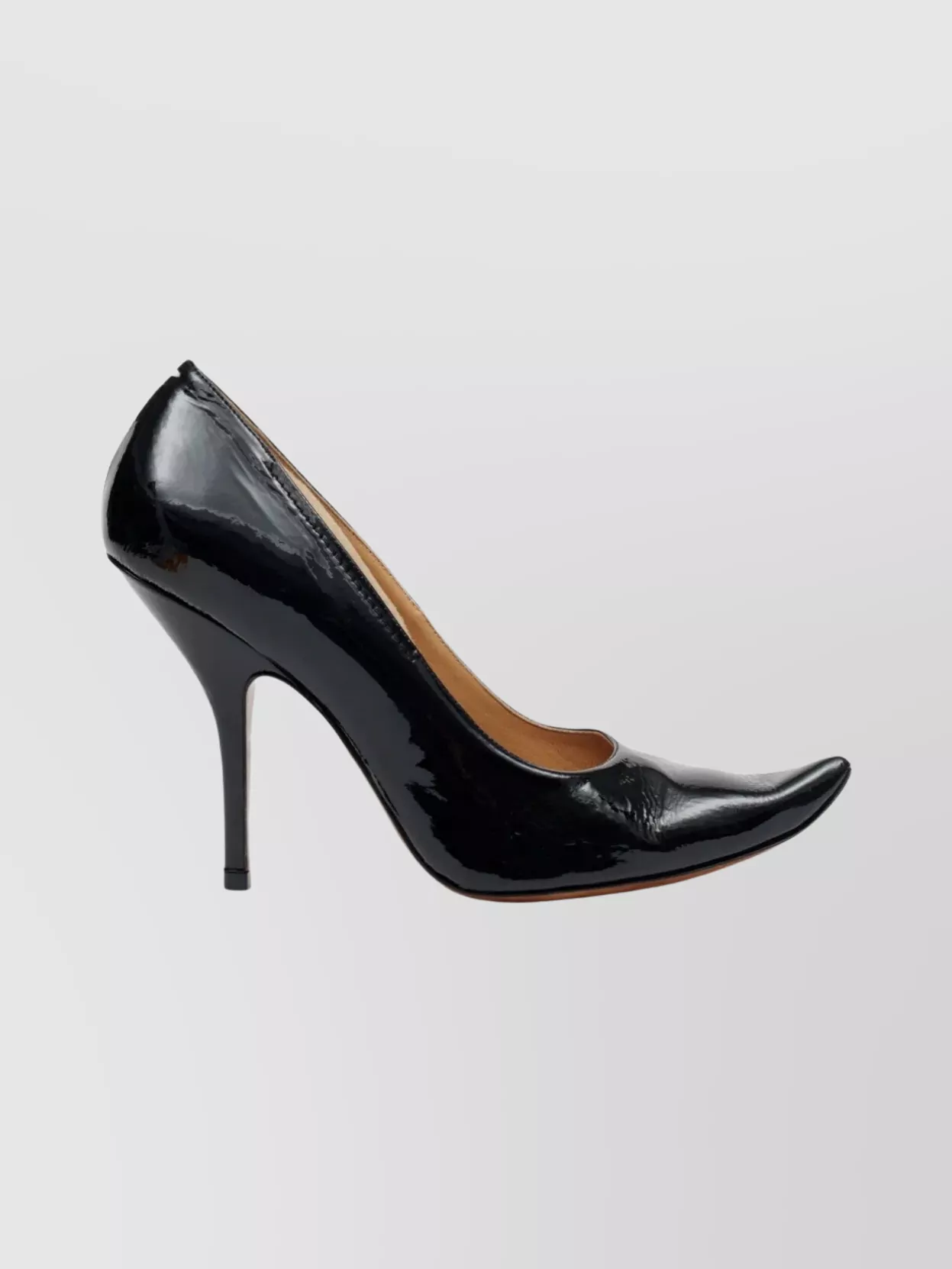 Maison Margiela High Heel Leather Pumps With Square Toe