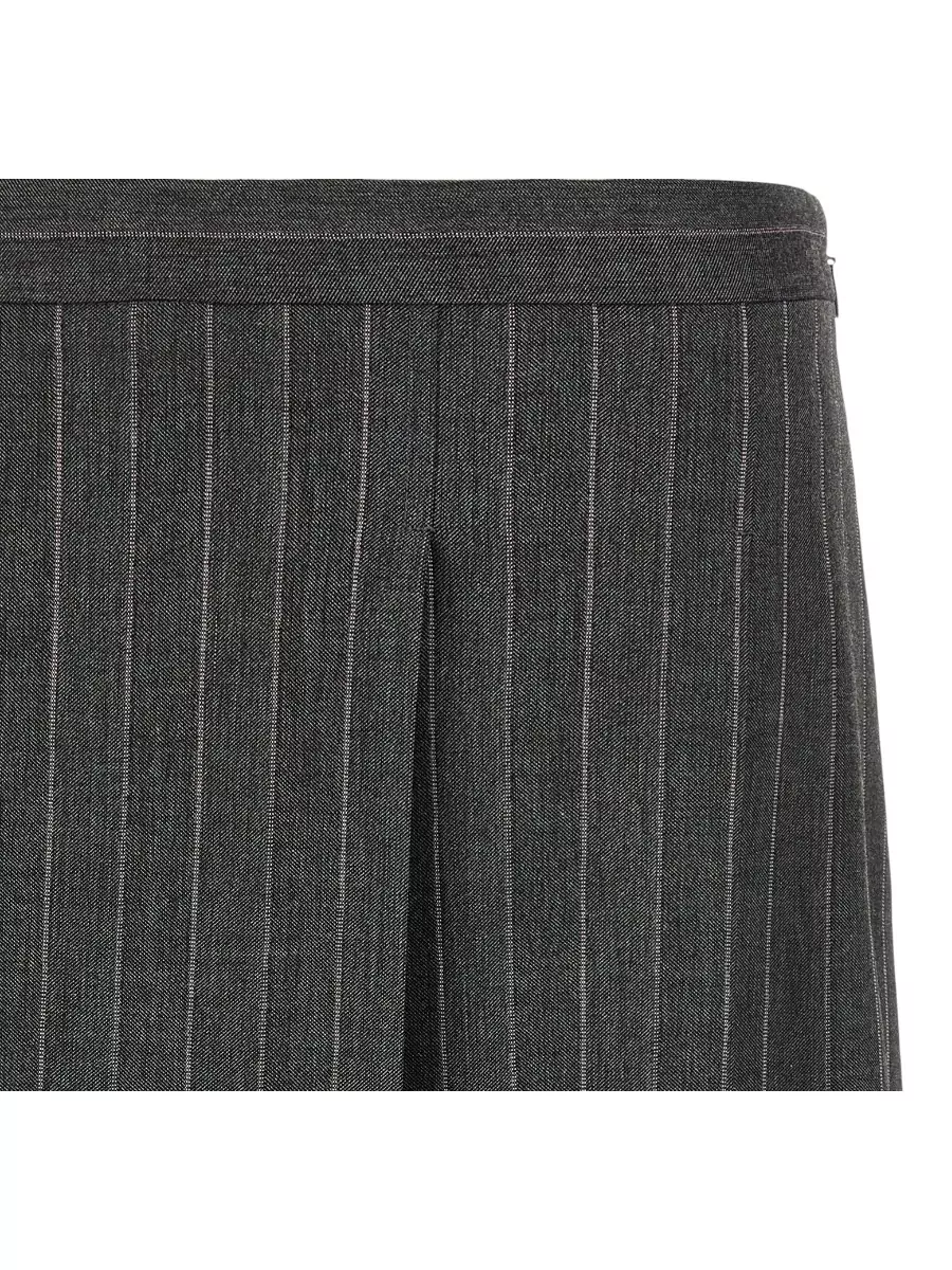 Pinko Pinstripe Mini Flared Skirt