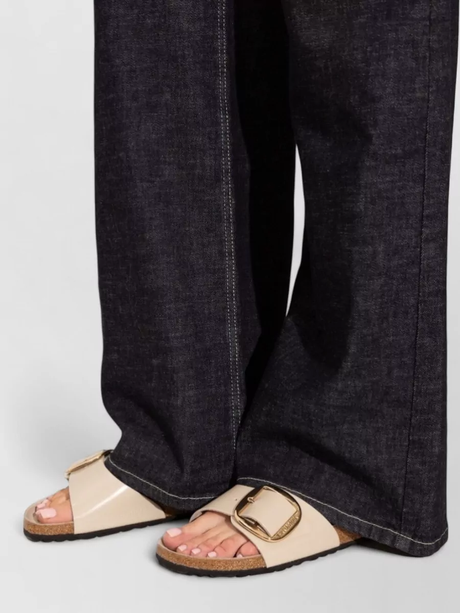 Birkenstock Leather Buckle Sandals