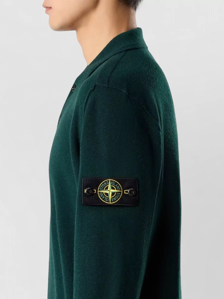 Stone Island Wool Polo Sweater