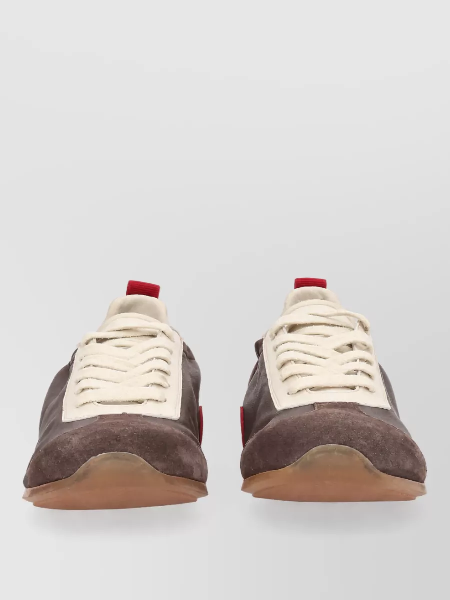 Uma Wang leather low-top sneakers