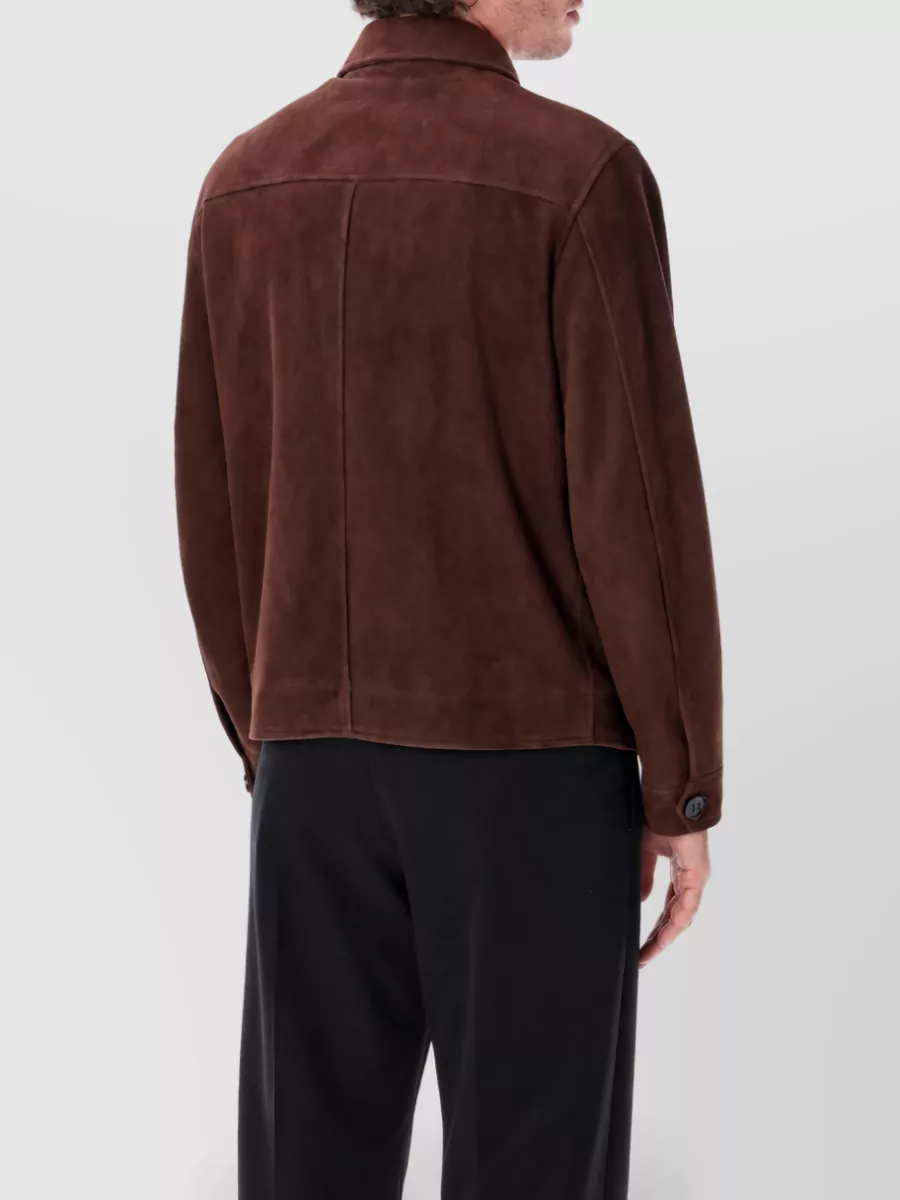 Lardini Suede Leather Jacket
