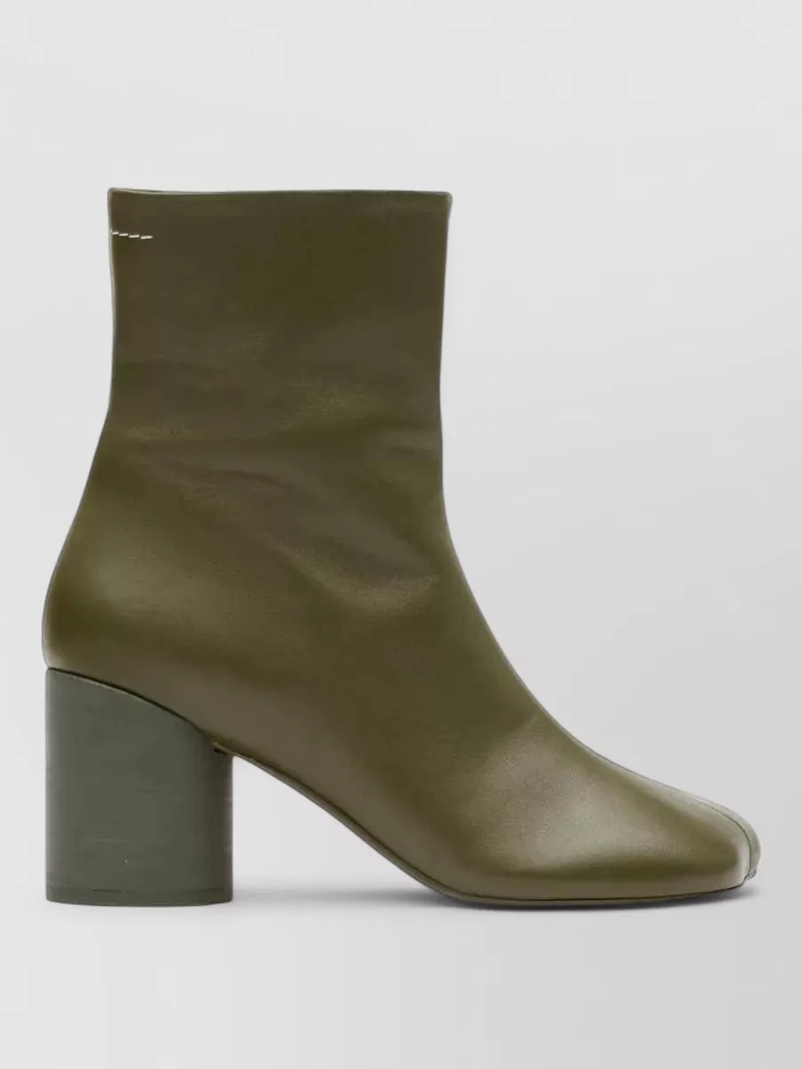 Mm6 Maison Margiela Leather Ankle Boots