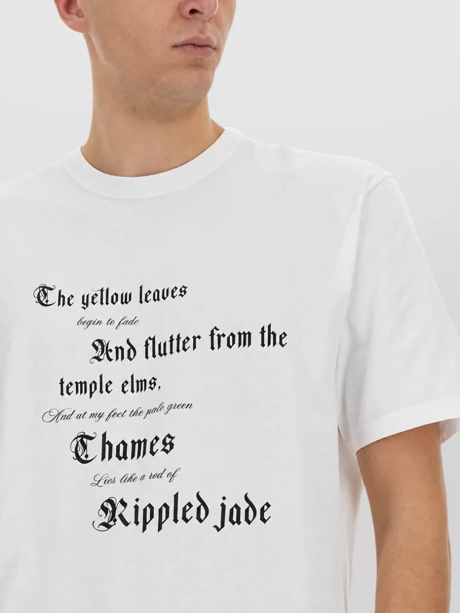 Alexander Mcqueen Printed Cotton T Shirt