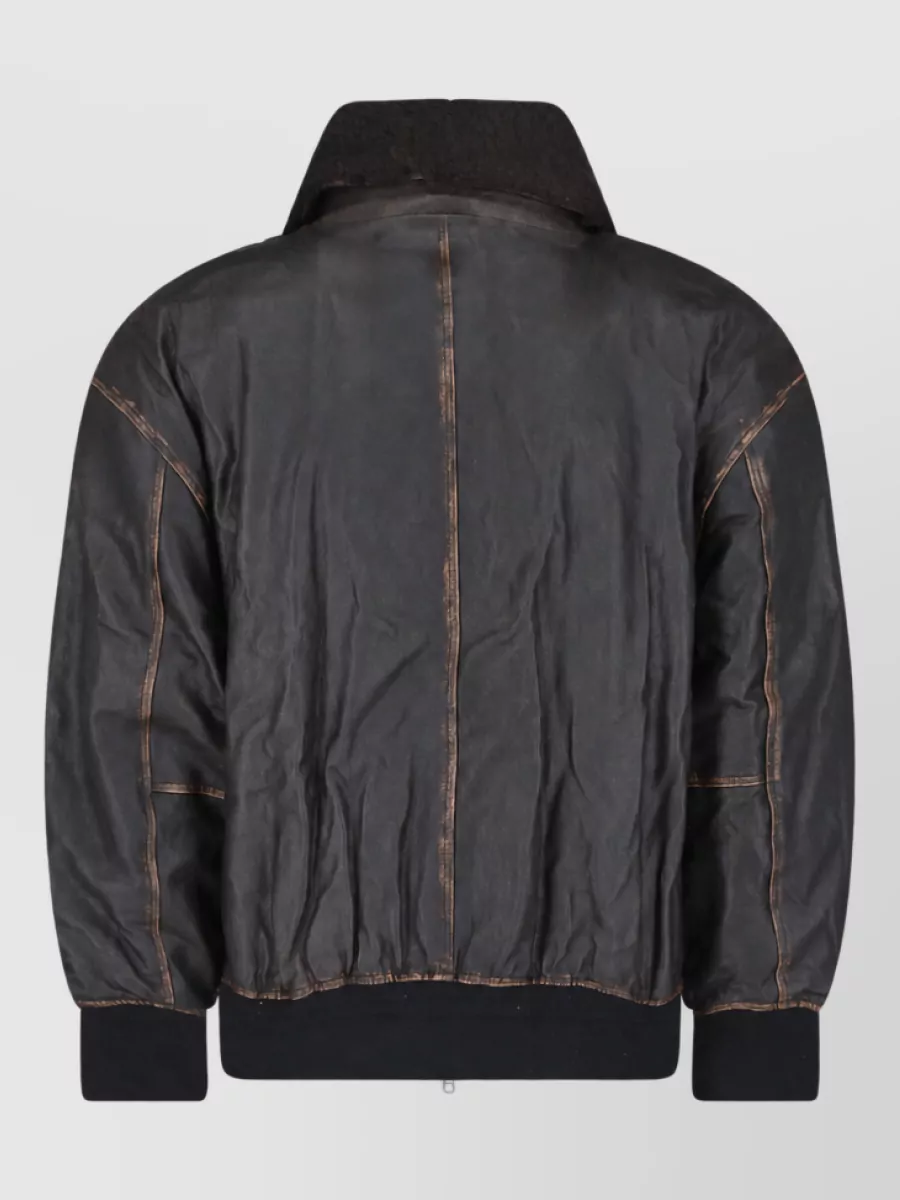 Dunst Leather Padded Coat