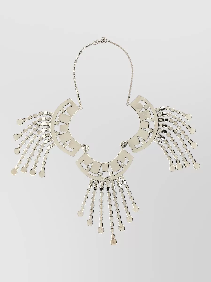 Dries Van Noten Crystal-Embellished Maxi Necklace