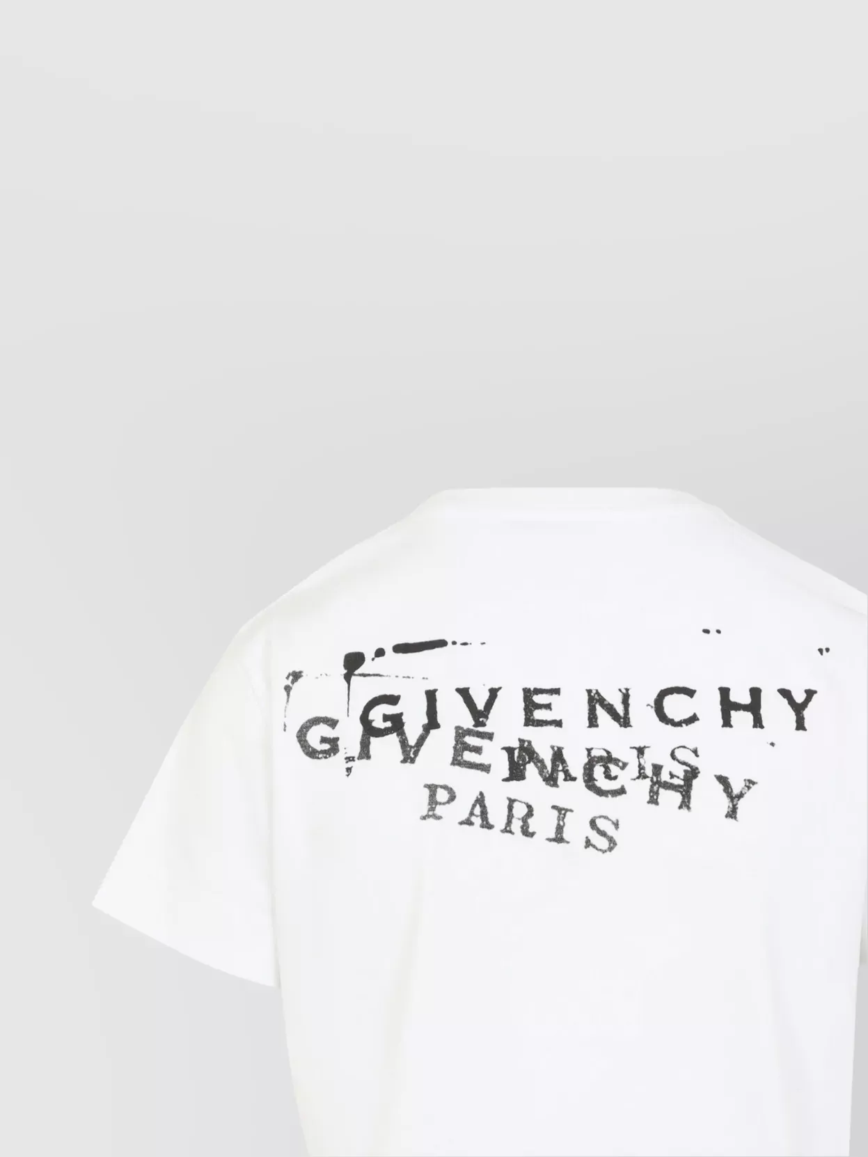 Givenchy Graphic Print Short Sleeve Crew Neck Top