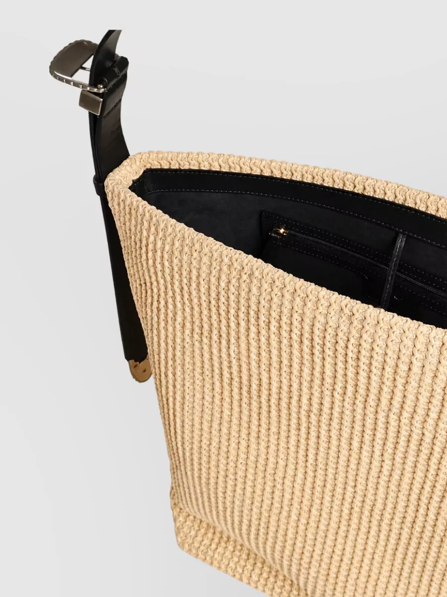 Pinko Leather Beach Bag