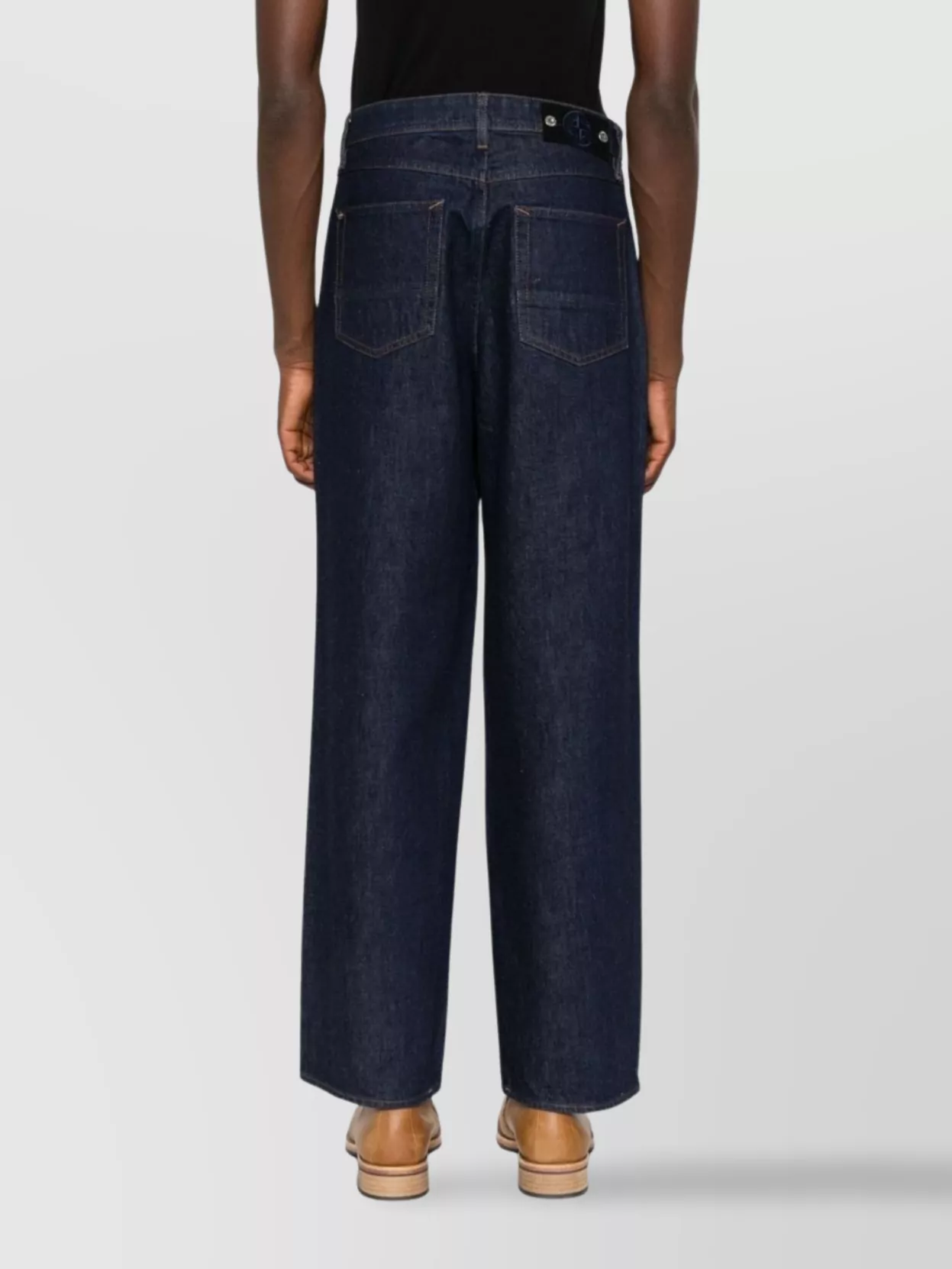 Stone Island Wide-Leg Trousers With Belt Loops And Five Pockets