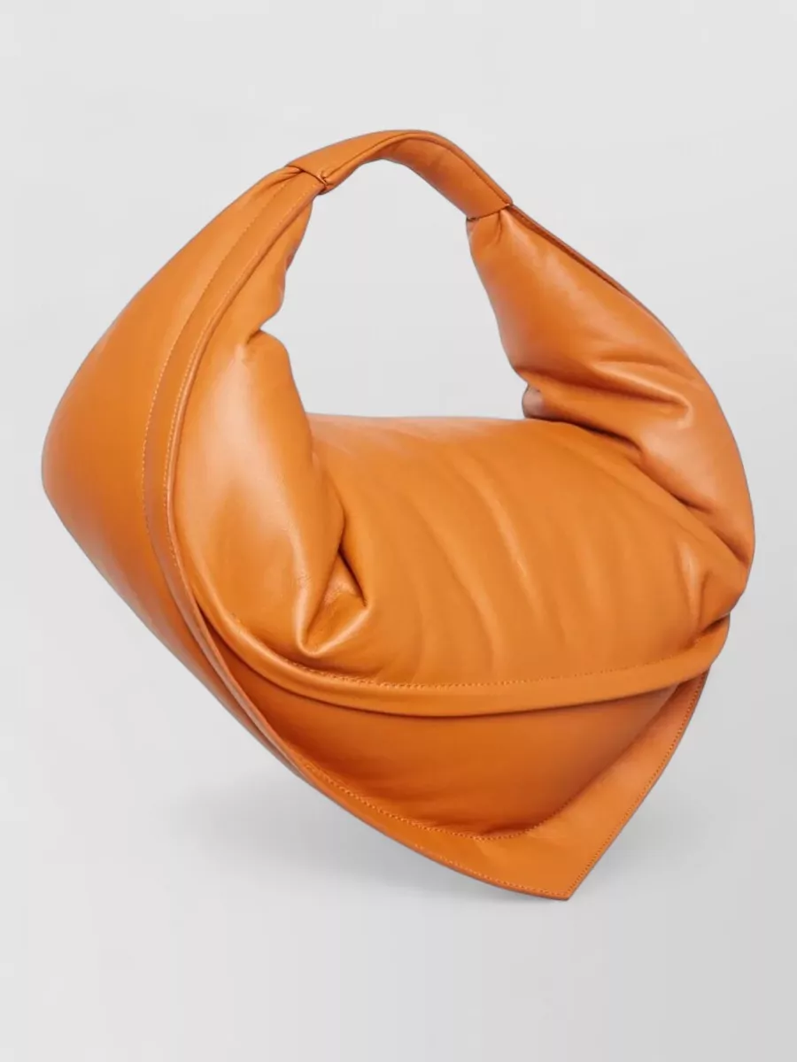 Federico Cina Leather Shoulder Bag