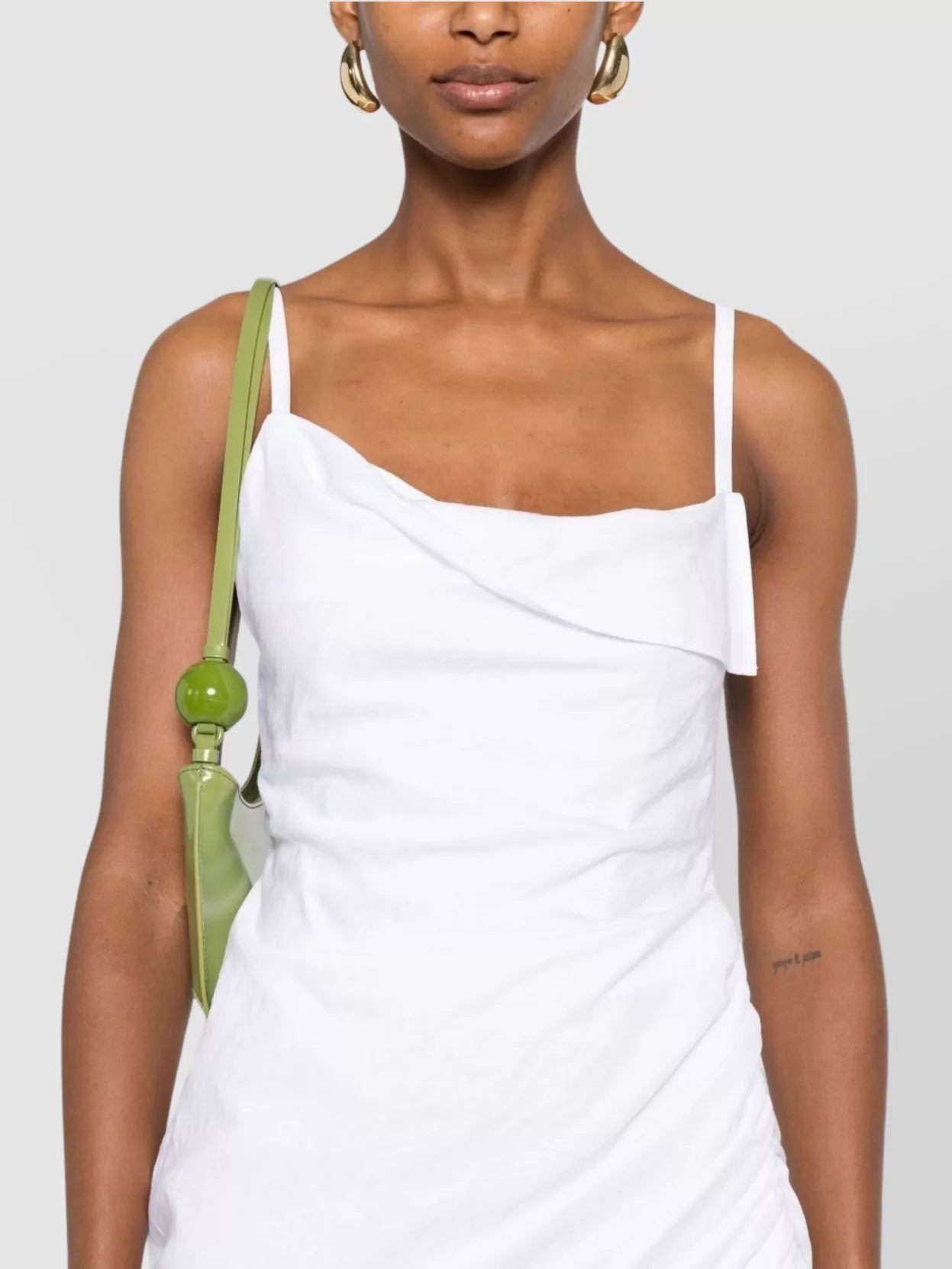 Jacquemus La Robe Saudade Draped Dress