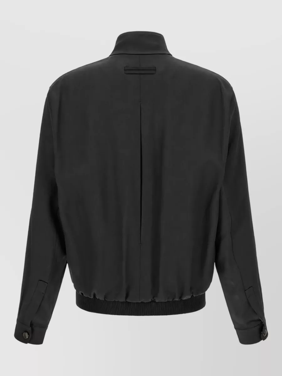 Zegna Silk Bomber Jacket