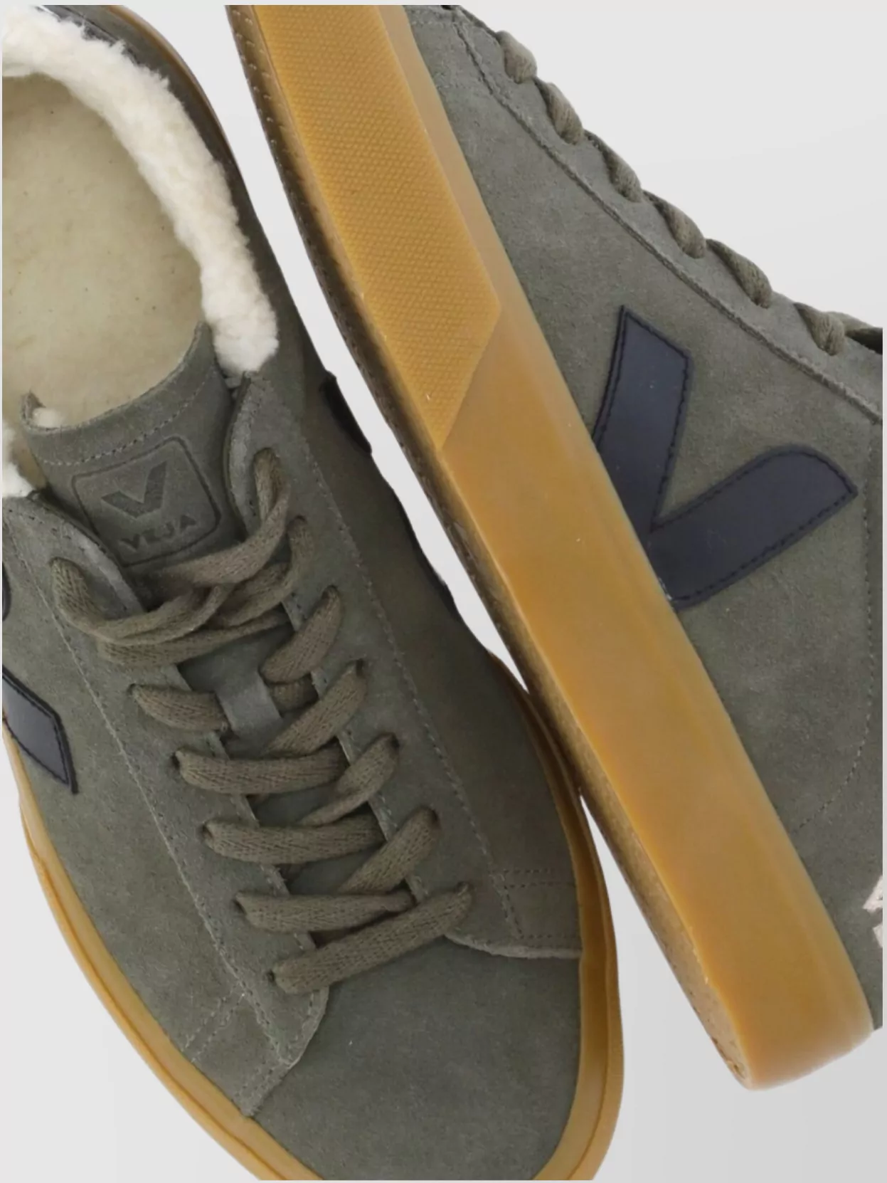 Veja Casual Suede Sneakers Rubber Sole