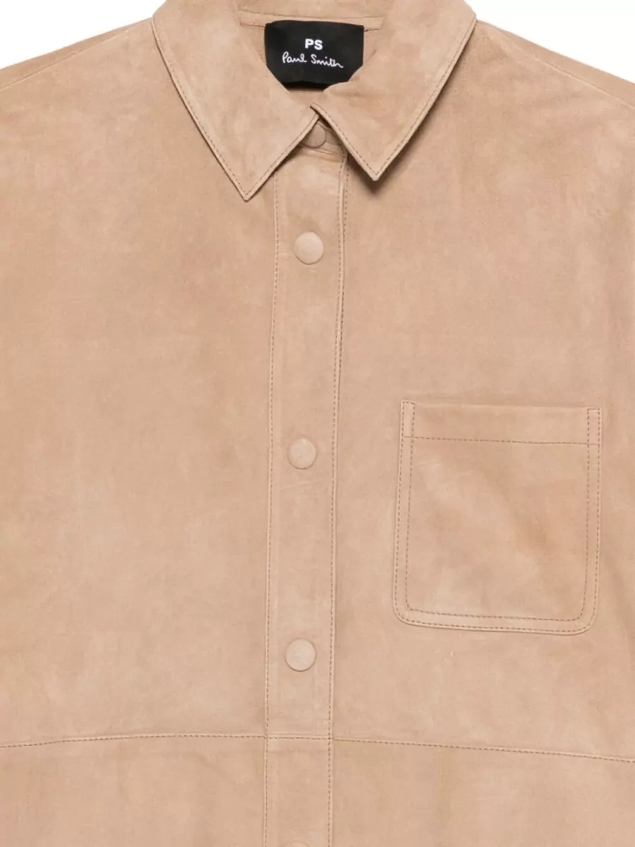 Paul Smith Leather Shirt Jacket