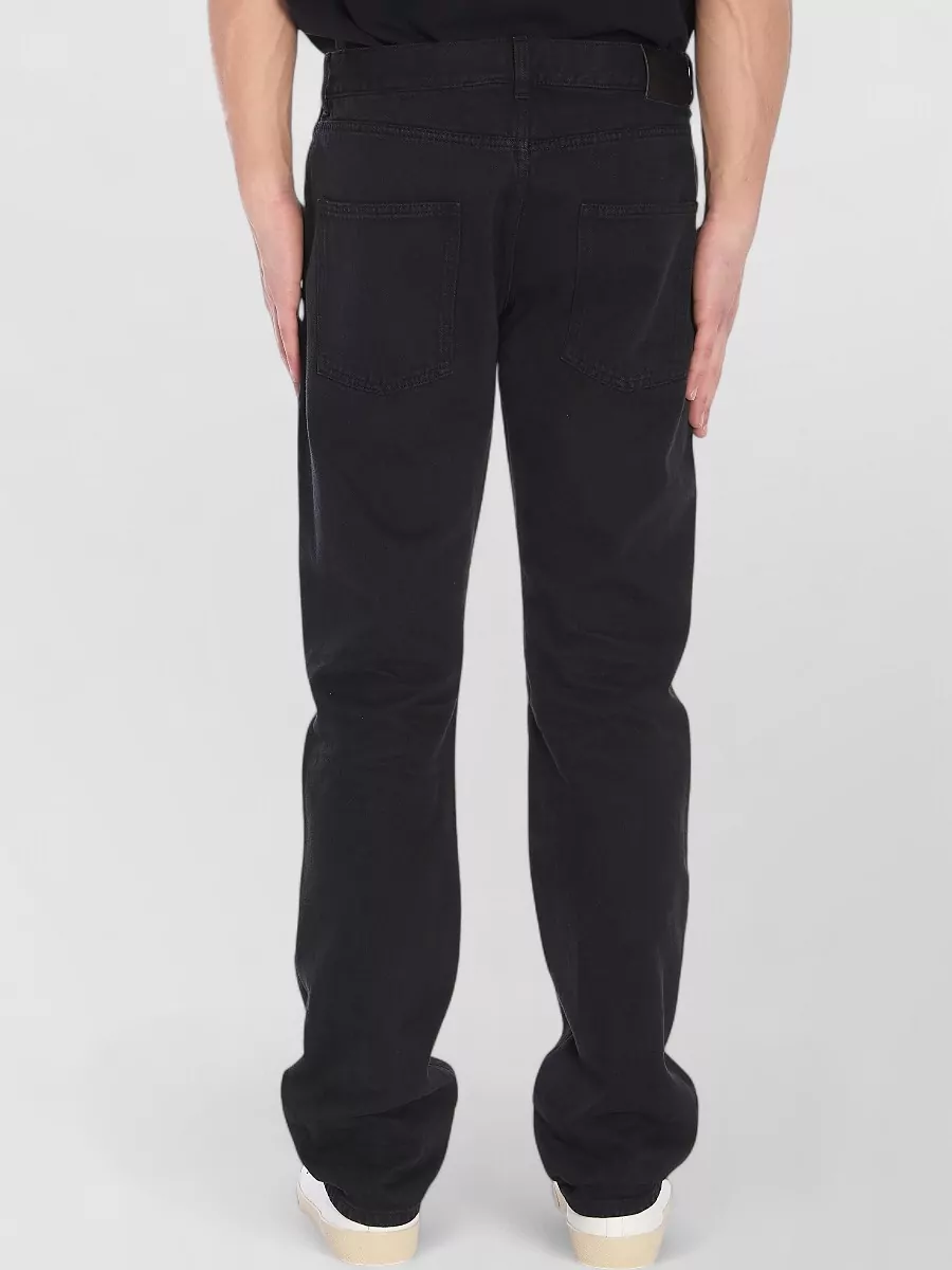 Saint Laurent Denim Trousers Medium Rise Slim Cut