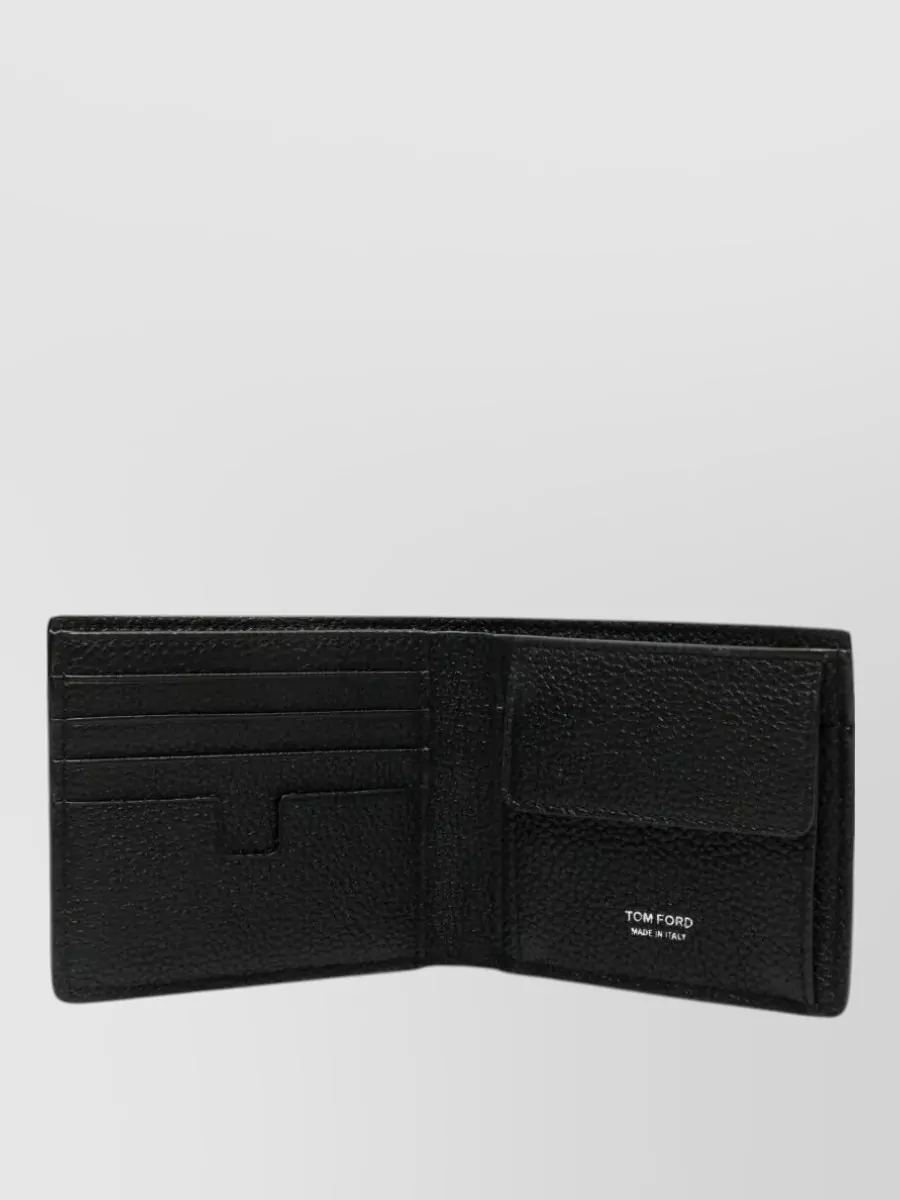 Tom Ford calf leather bifold wallet
