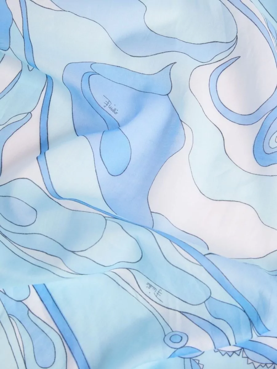 Pucci Cotton Orchid Print Sarong