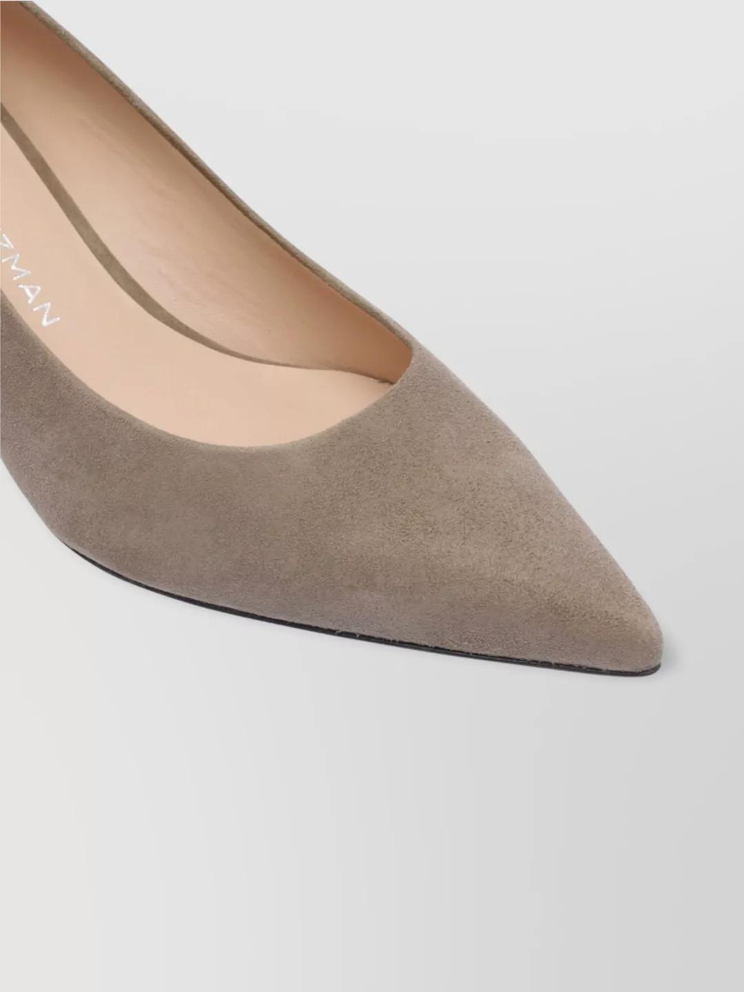 Stuart Weitzman Pointed Toe Suede Finish Pumps