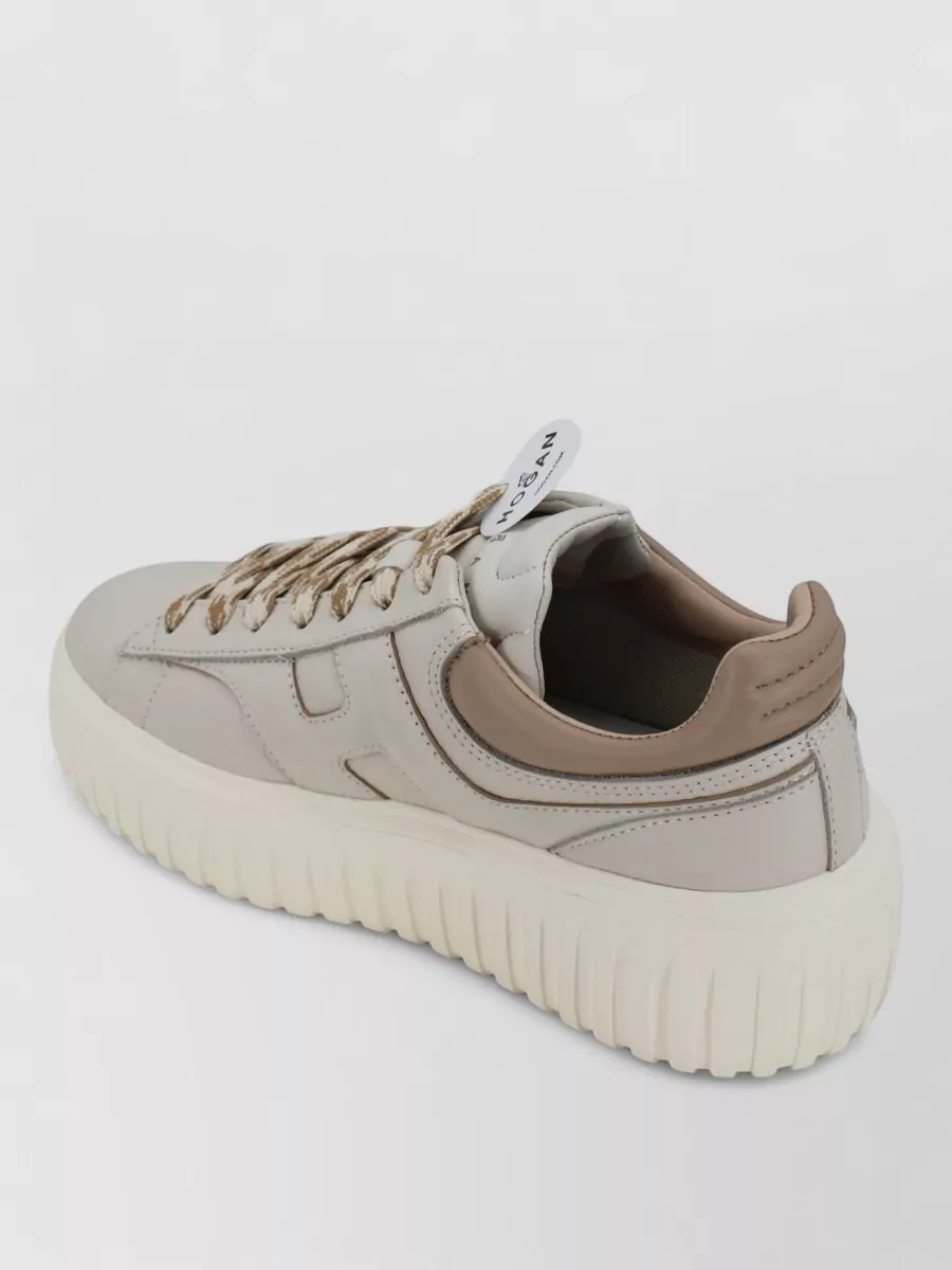 Hogan Leather Platform Sneakers