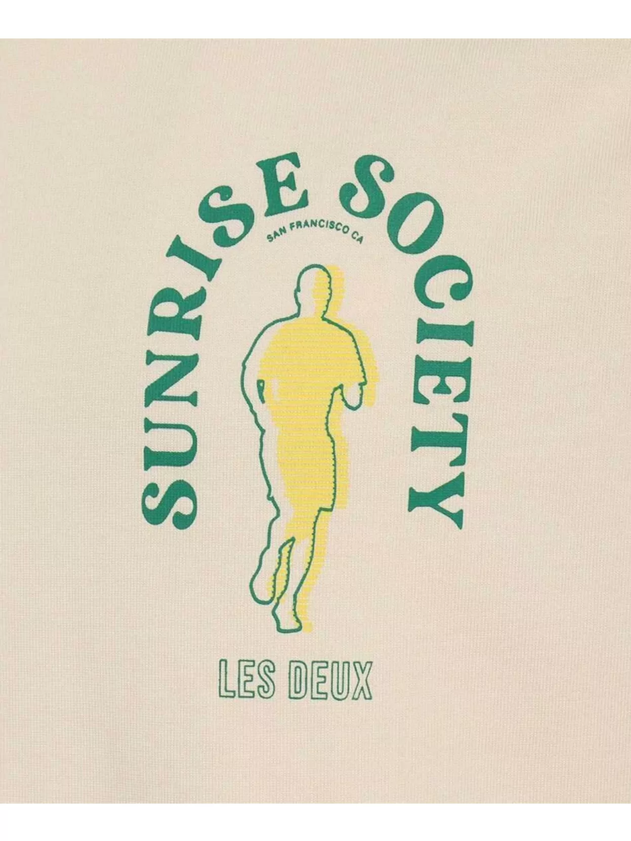 Les Deux Graphic Crew-Neck T-Shirt With Back Detail