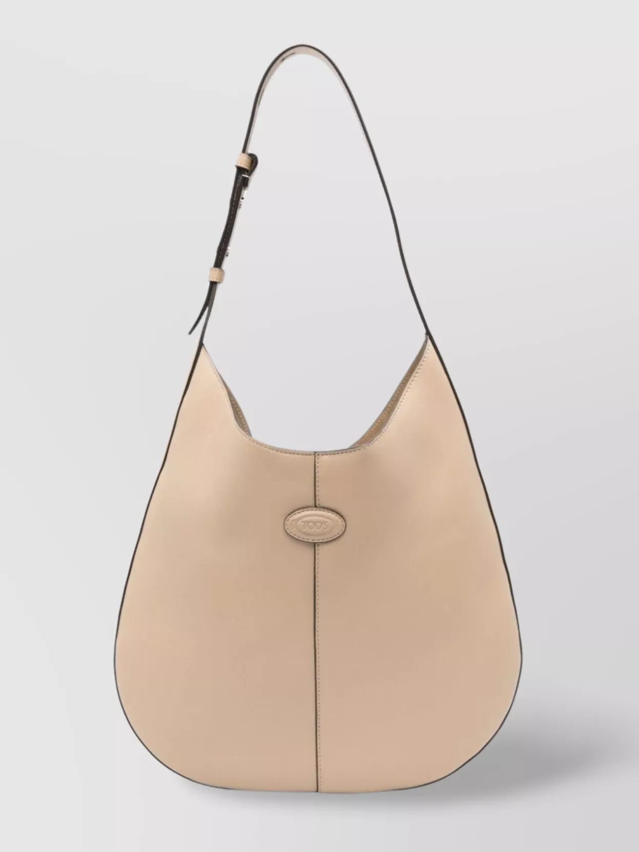 Tod's Small Leather Hobo Bag With Adjustable Shoulder Strap