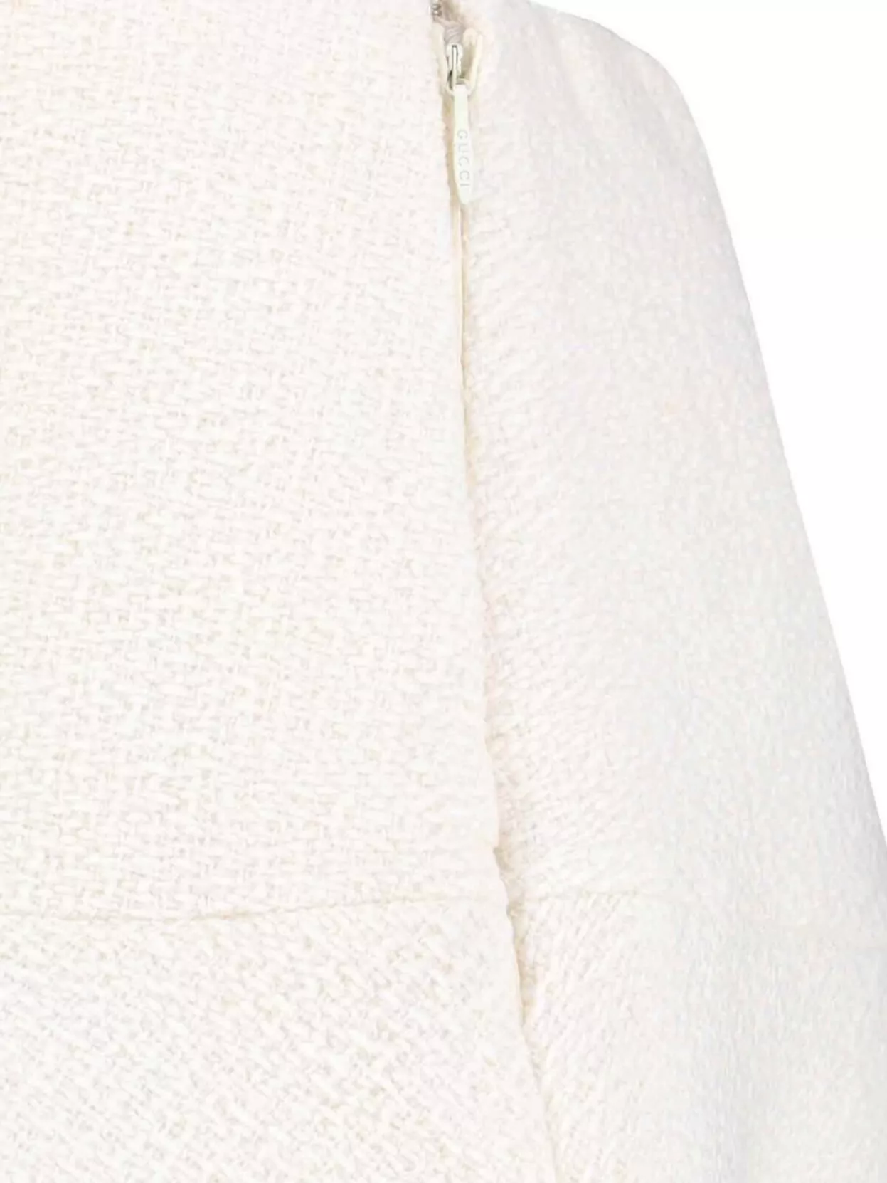 Gucci Flared Midi Skirt Textured Fabric