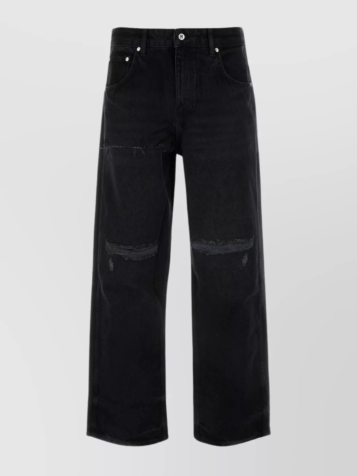 Shop Represent Black Denim Jeans