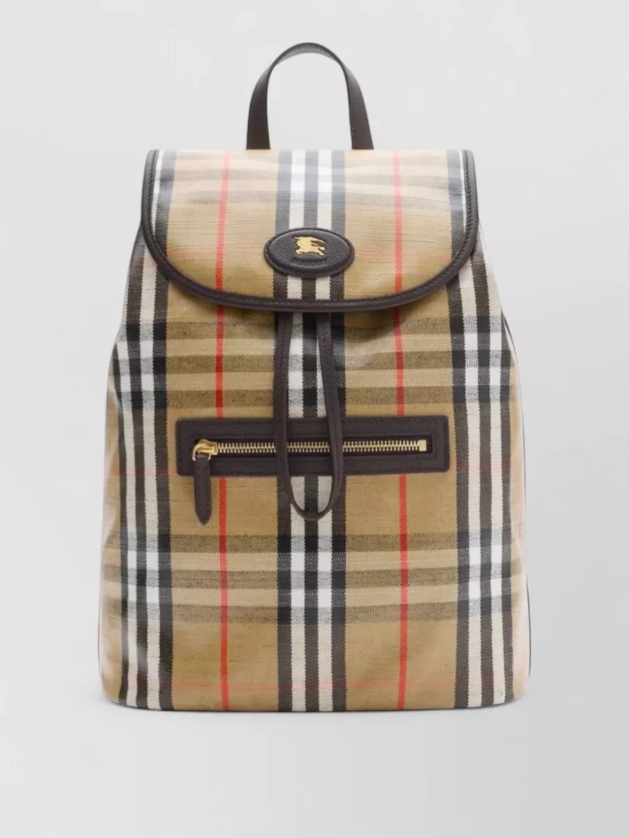 Burberry coated canvas backpack