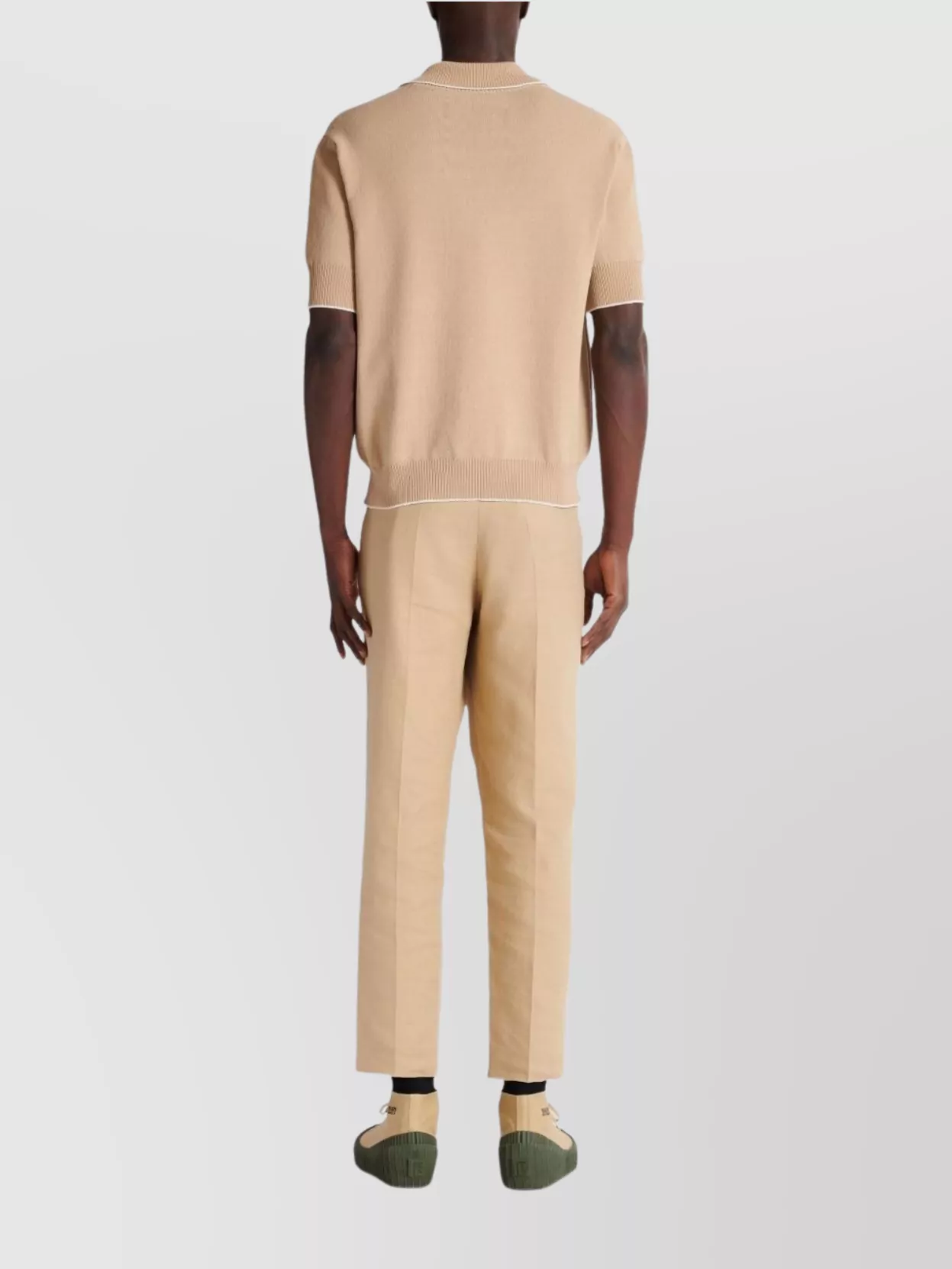Balmain Pocket Collar Hem Sleeves Neck Shirt