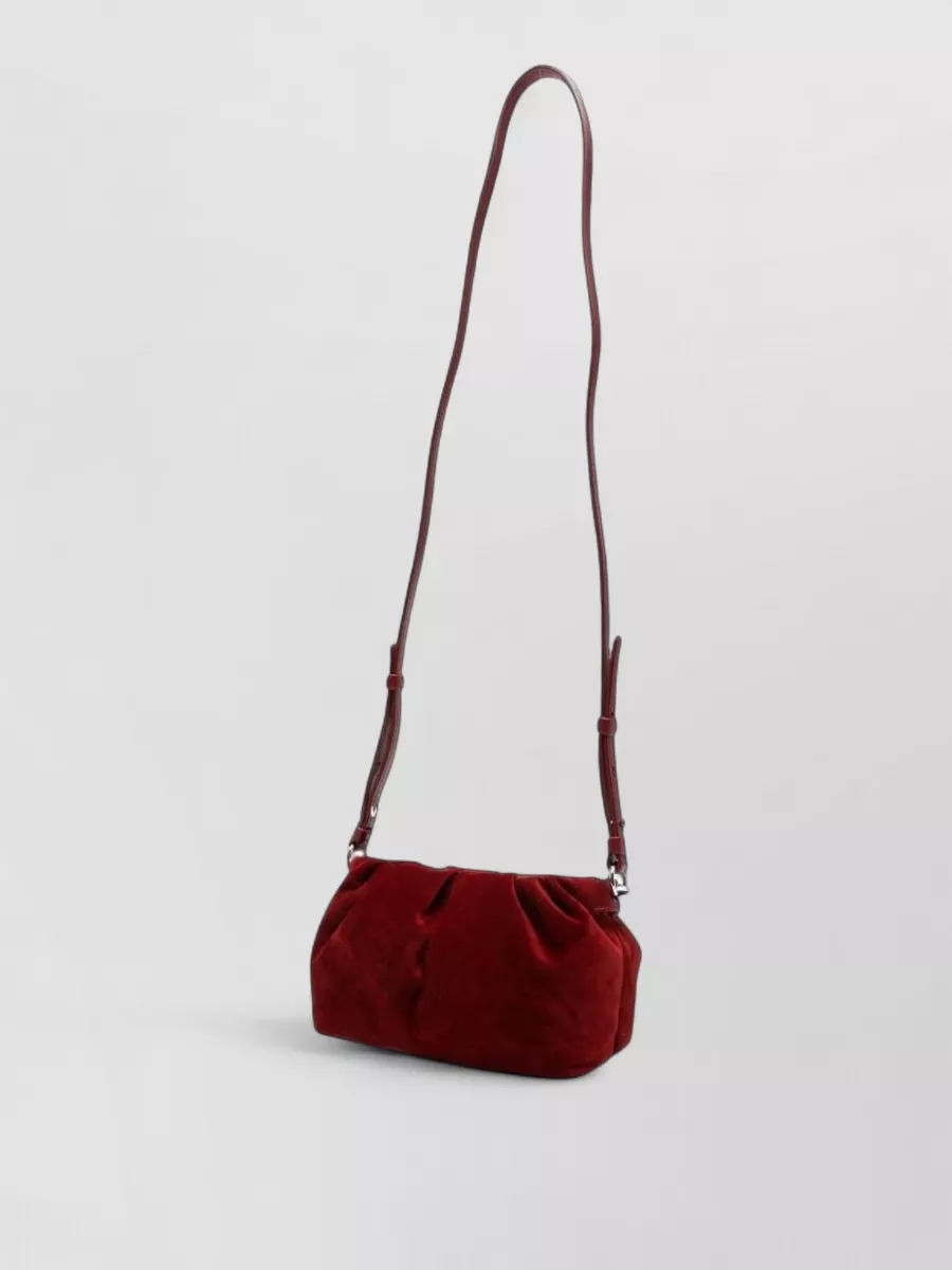 Christian Louboutin eva mini suede leather clutch bag