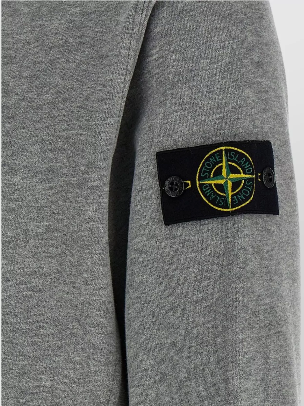 Stone Island Hoodie With Logo Badge And Pockets