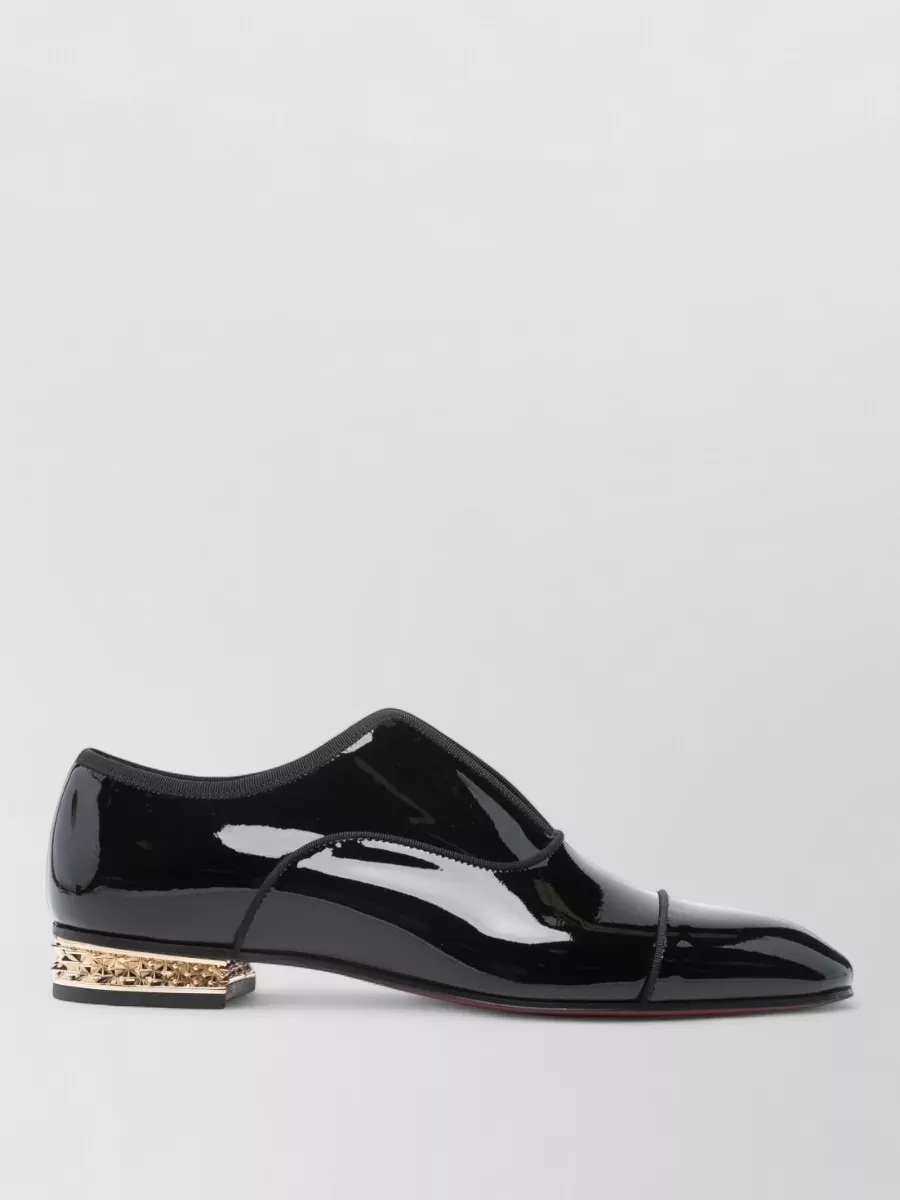 Christian Louboutin Alphamale Rocks Patent Leather Oxfords